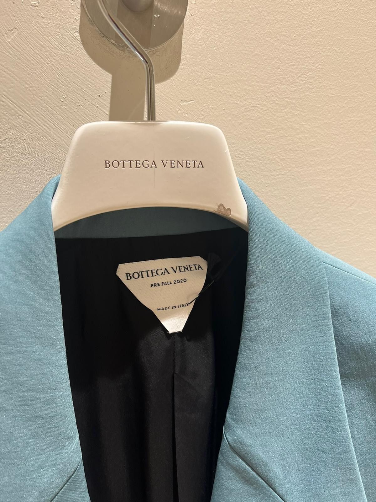 Bottega Veneta Blazer Stretch Nylon Canvas Jacket in Strom Size US L / EU 52-54 / 3 - 7 Thumbnail
