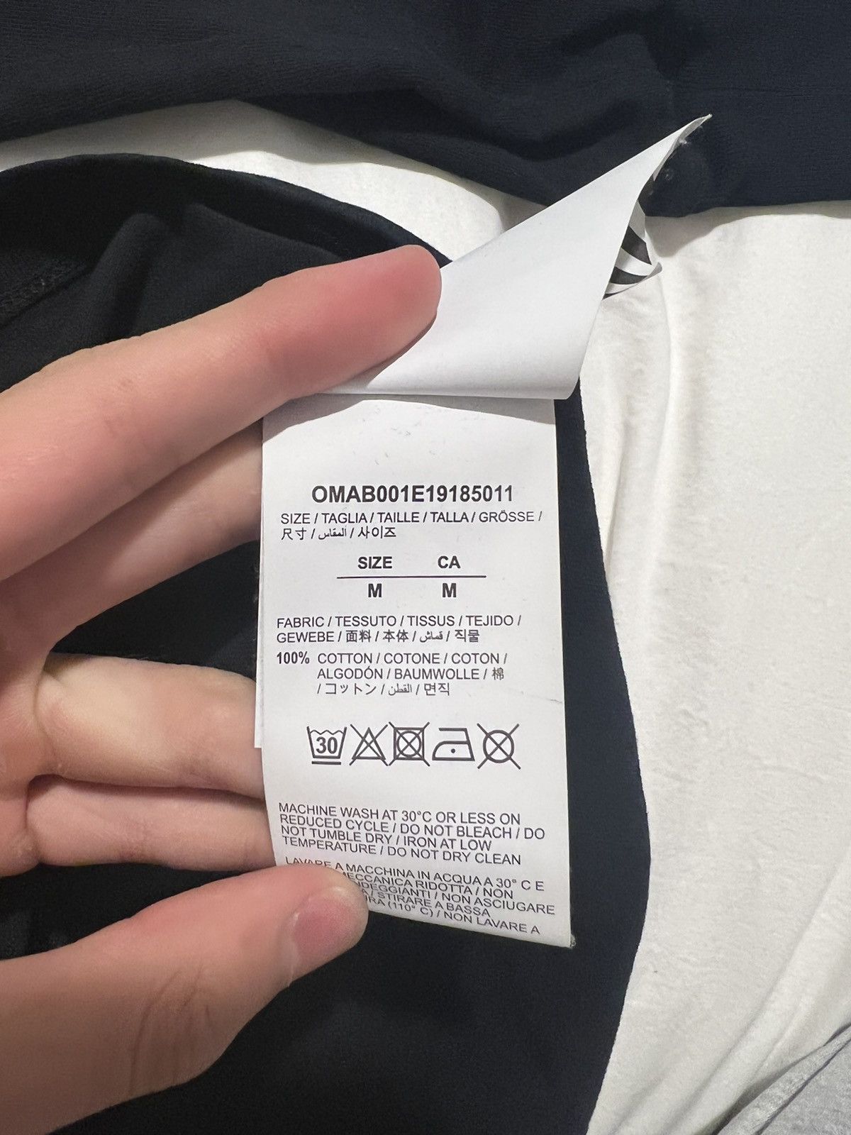 Off-White Off White F/W 2020 Diagonal Cards Tee Size US M / EU 48-50 / 2 - 8 Thumbnail