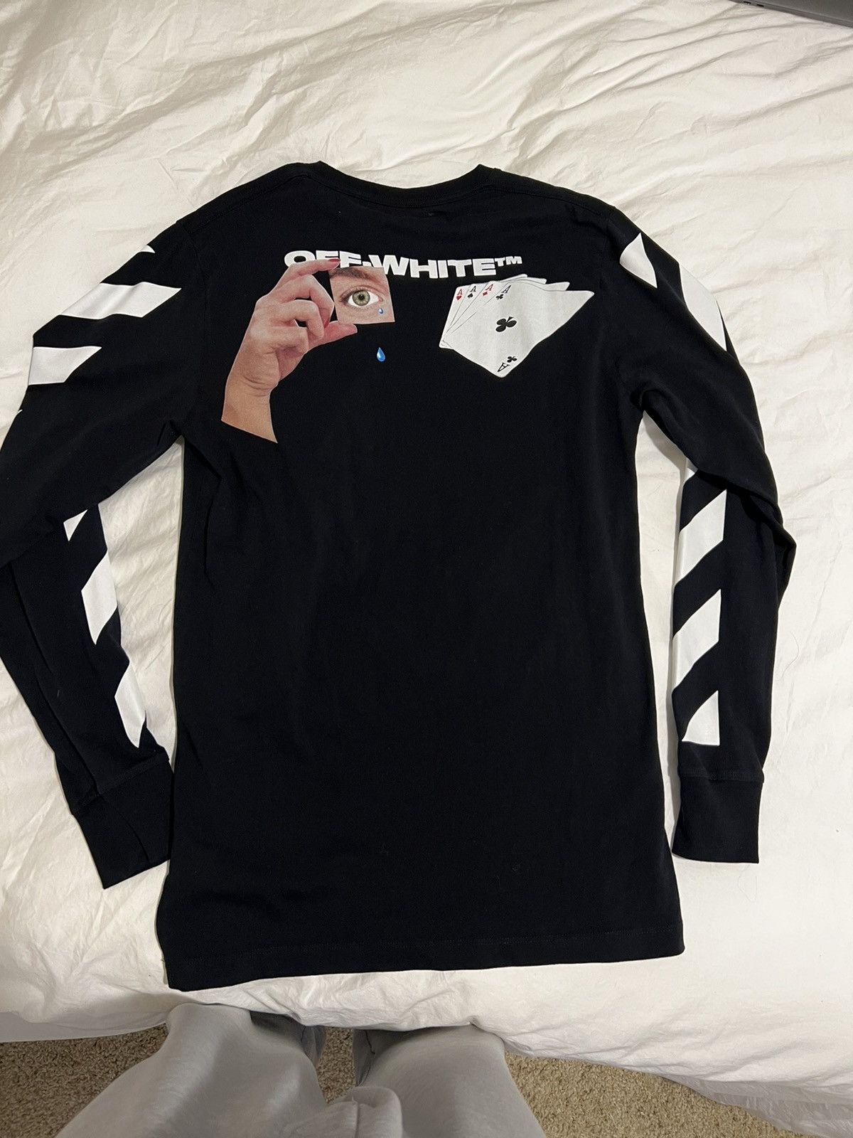 Off-White Off White F/W 2020 Diagonal Cards Tee Size US M / EU 48-50 / 2 - 2 Thumbnail