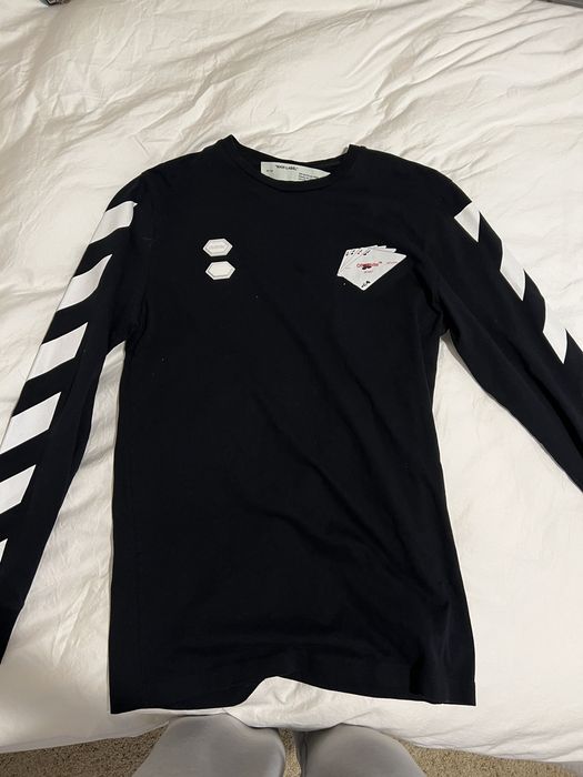 Off white cards sales tee