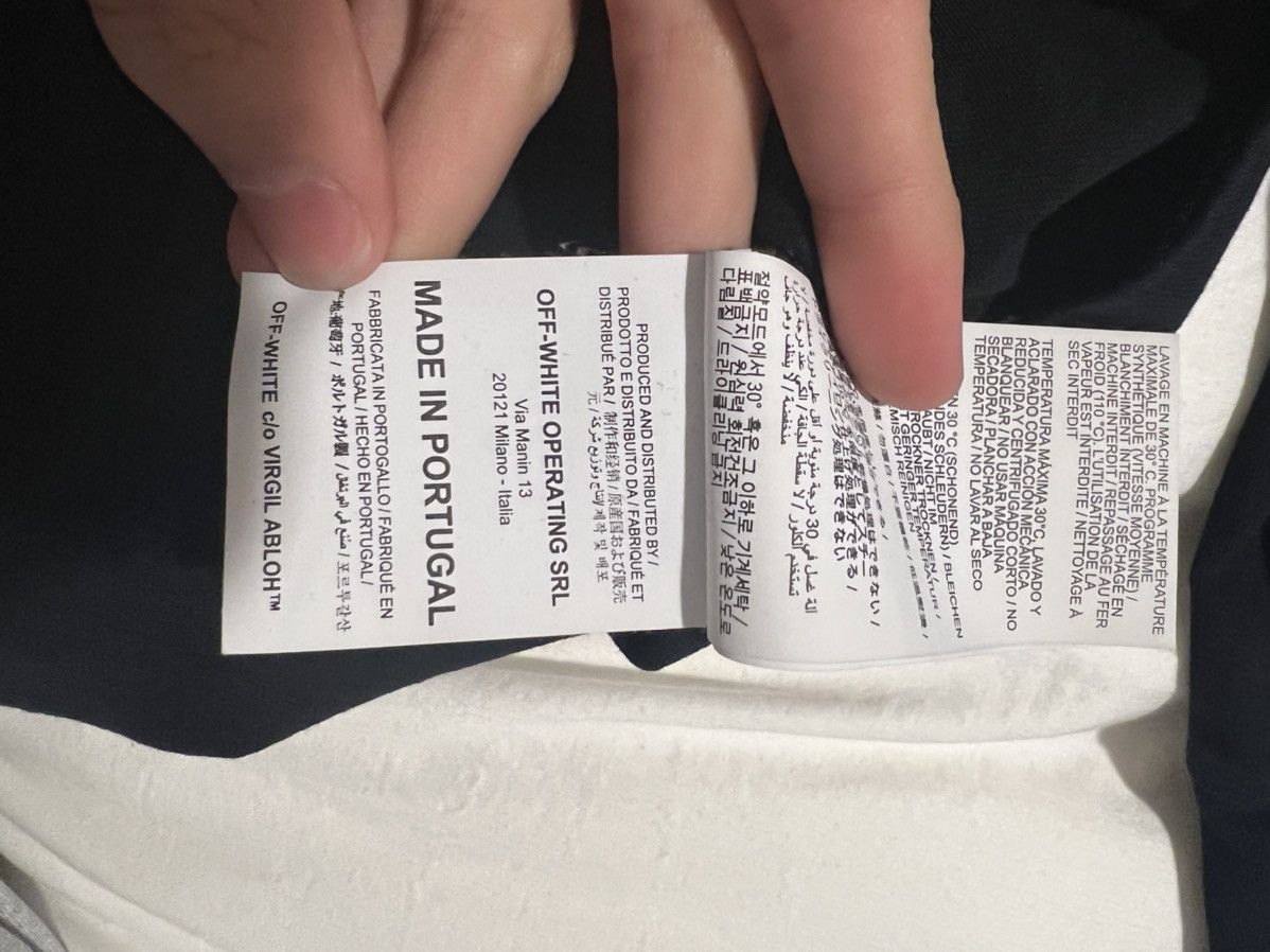 Off-White Off White F/W 2020 Diagonal Cards Tee Size US M / EU 48-50 / 2 - 9 Thumbnail