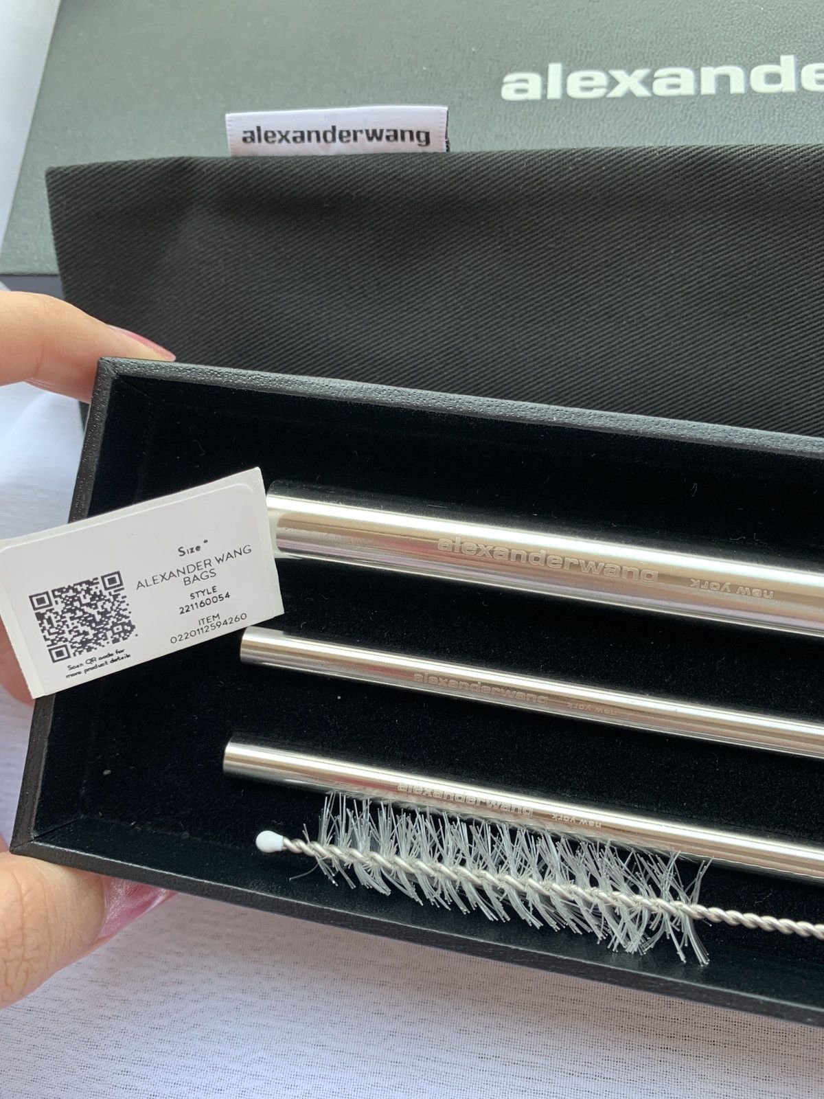 Alexander Wang Alexander Wang eco friendly metallic Straw Set Size ONE SIZE - 3 Thumbnail