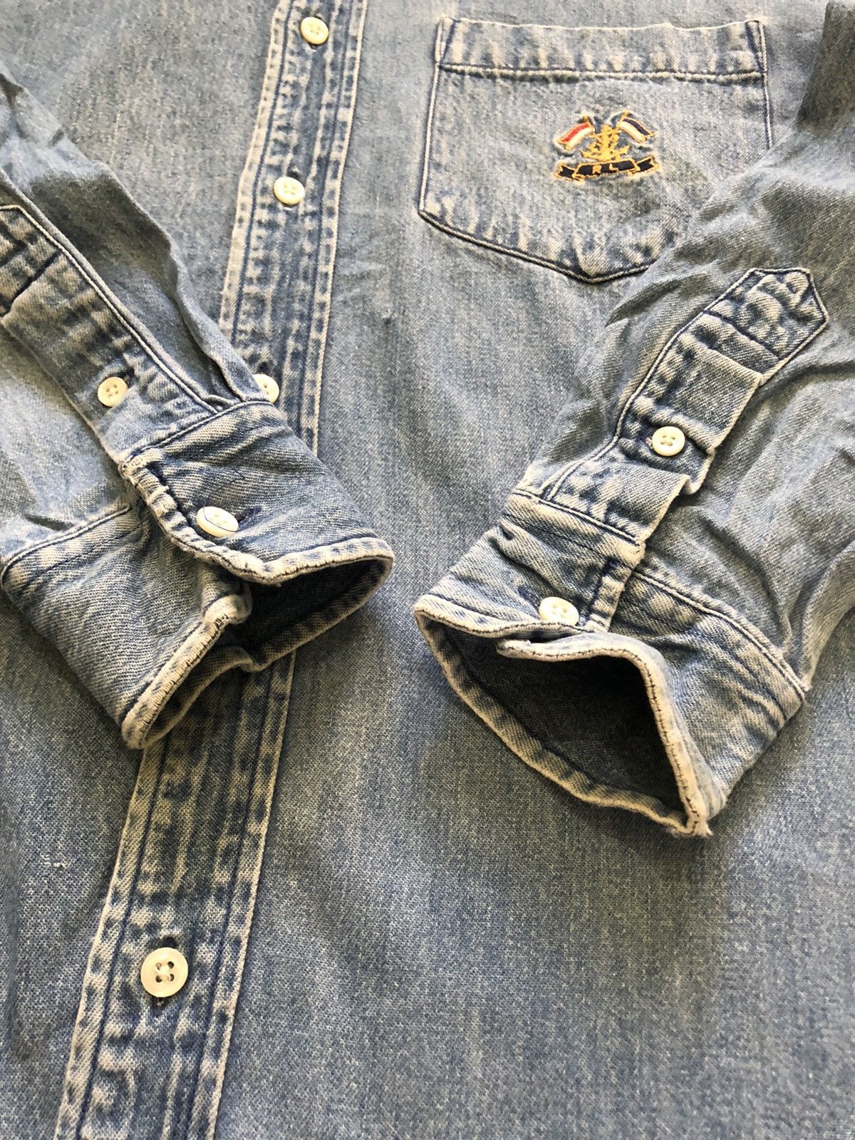 Polo Ralph Lauren Vtg Polo denim shirt. Size US M / EU 48-50 / 2 - 6 Thumbnail