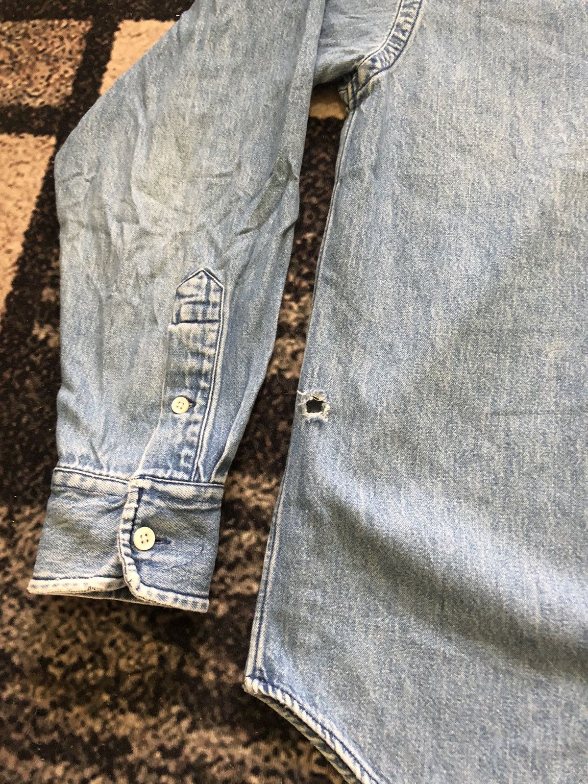 Polo Ralph Lauren Vtg Polo denim shirt. Size US M / EU 48-50 / 2 - 5 Thumbnail