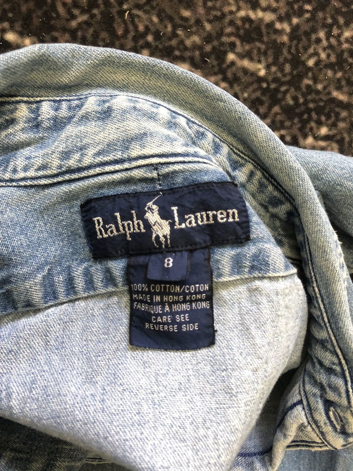 Polo Ralph Lauren Vtg Polo denim shirt. Size US M / EU 48-50 / 2 - 3 Thumbnail