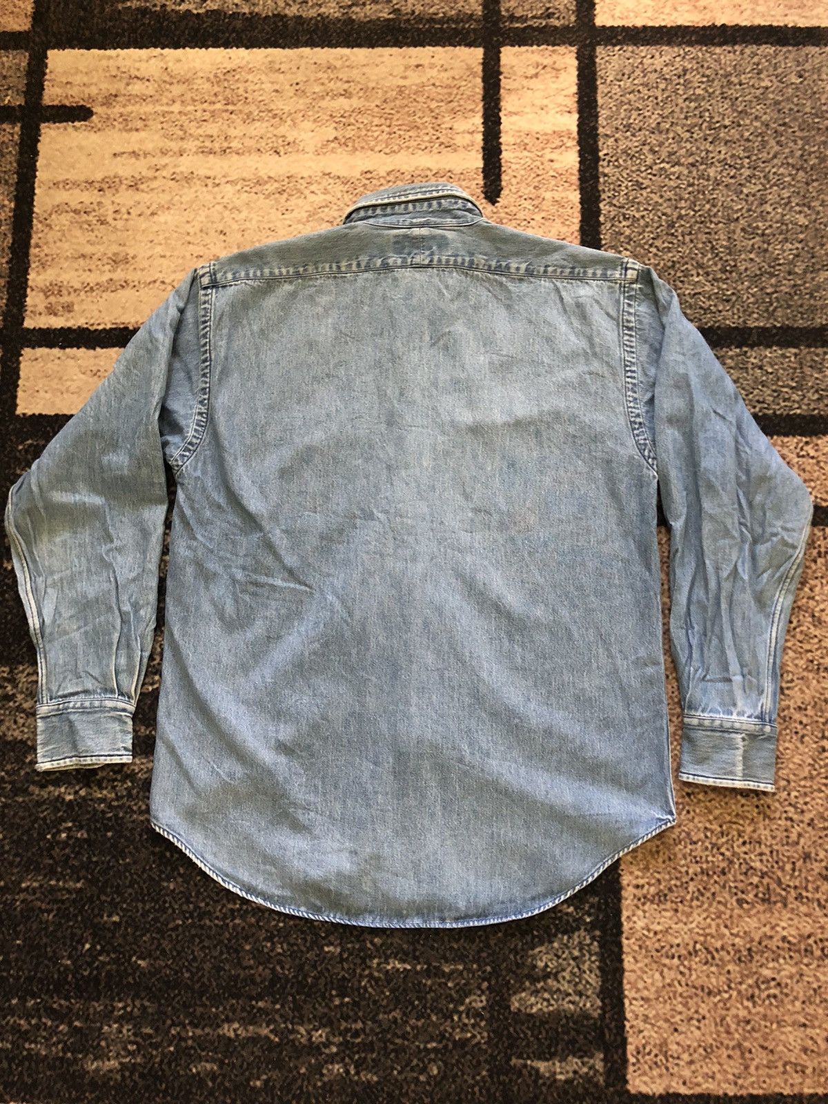 Polo Ralph Lauren Vtg Polo denim shirt. Size US M / EU 48-50 / 2 - 2 Thumbnail