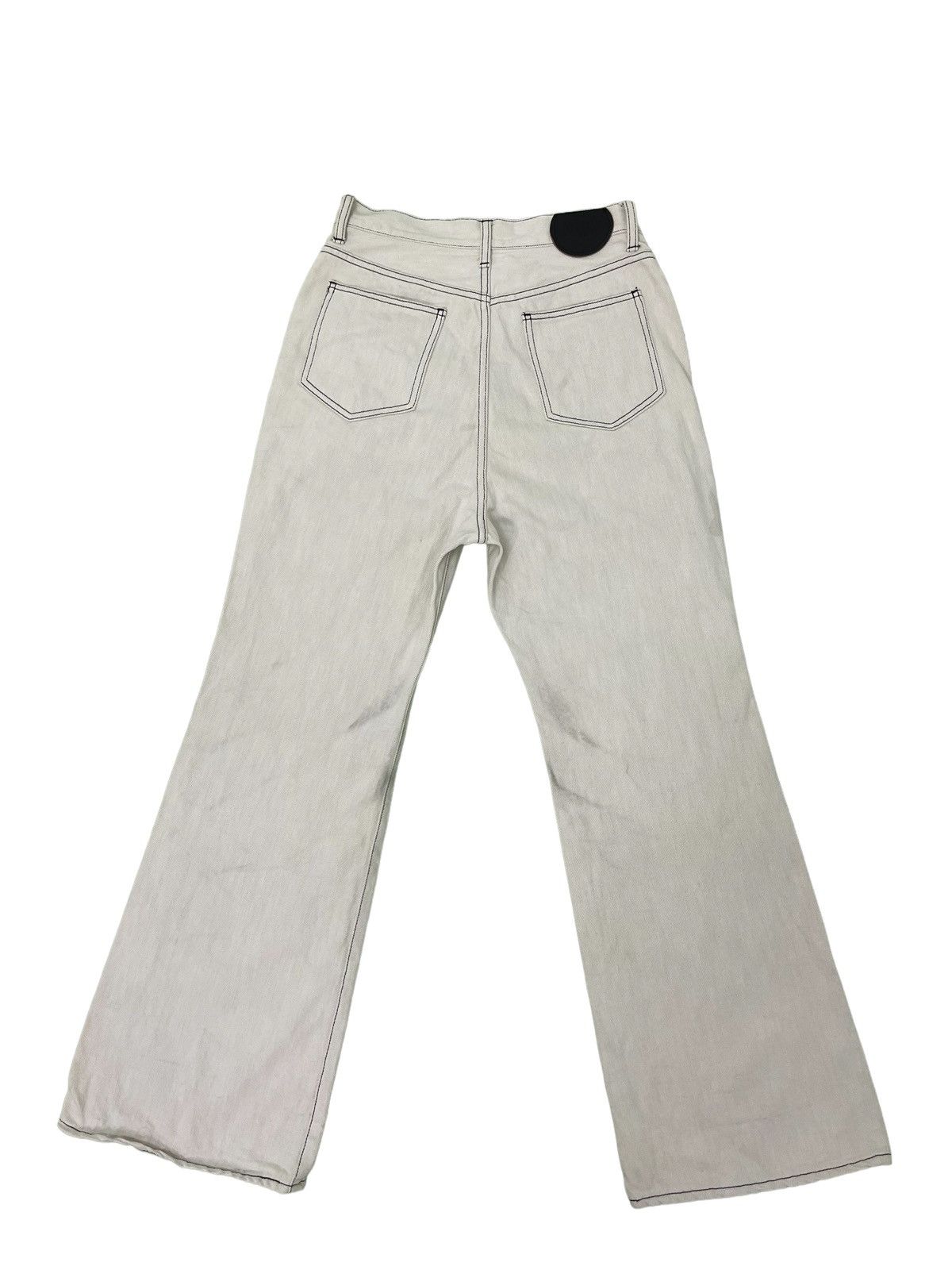 Japanese Brand Flare Jeans Belper Japan Wide Leg High Rise Denim 2🟦7 Size US 28 / EU 44 - 14 Thumbnail