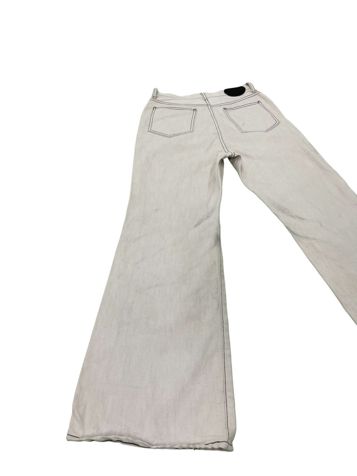 Japanese Brand Flare Jeans Belper Japan Wide Leg High Rise Denim 2🟦7 Size US 28 / EU 44 - 15 Thumbnail