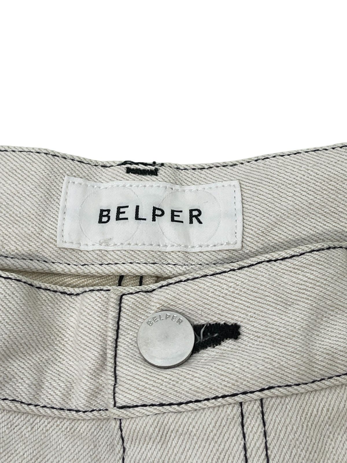Japanese Brand Flare Jeans Belper Japan Wide Leg High Rise Denim 2🟦7 Size US 28 / EU 44 - 12 Thumbnail