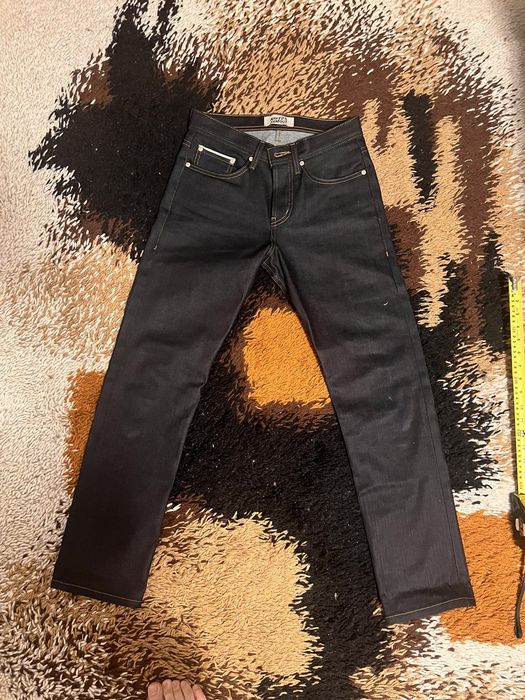 Naked & Famous Naked and famous weird guy stretch selvedge denim raw Grailed