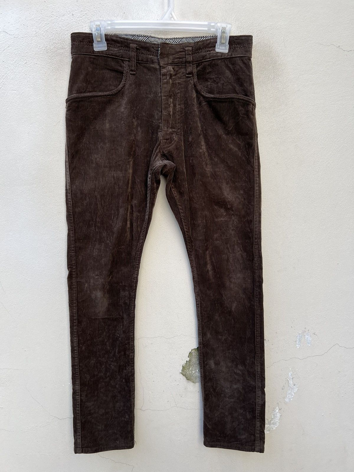 Nonnative Japan Brown Stretch Cord Skinny Jeans