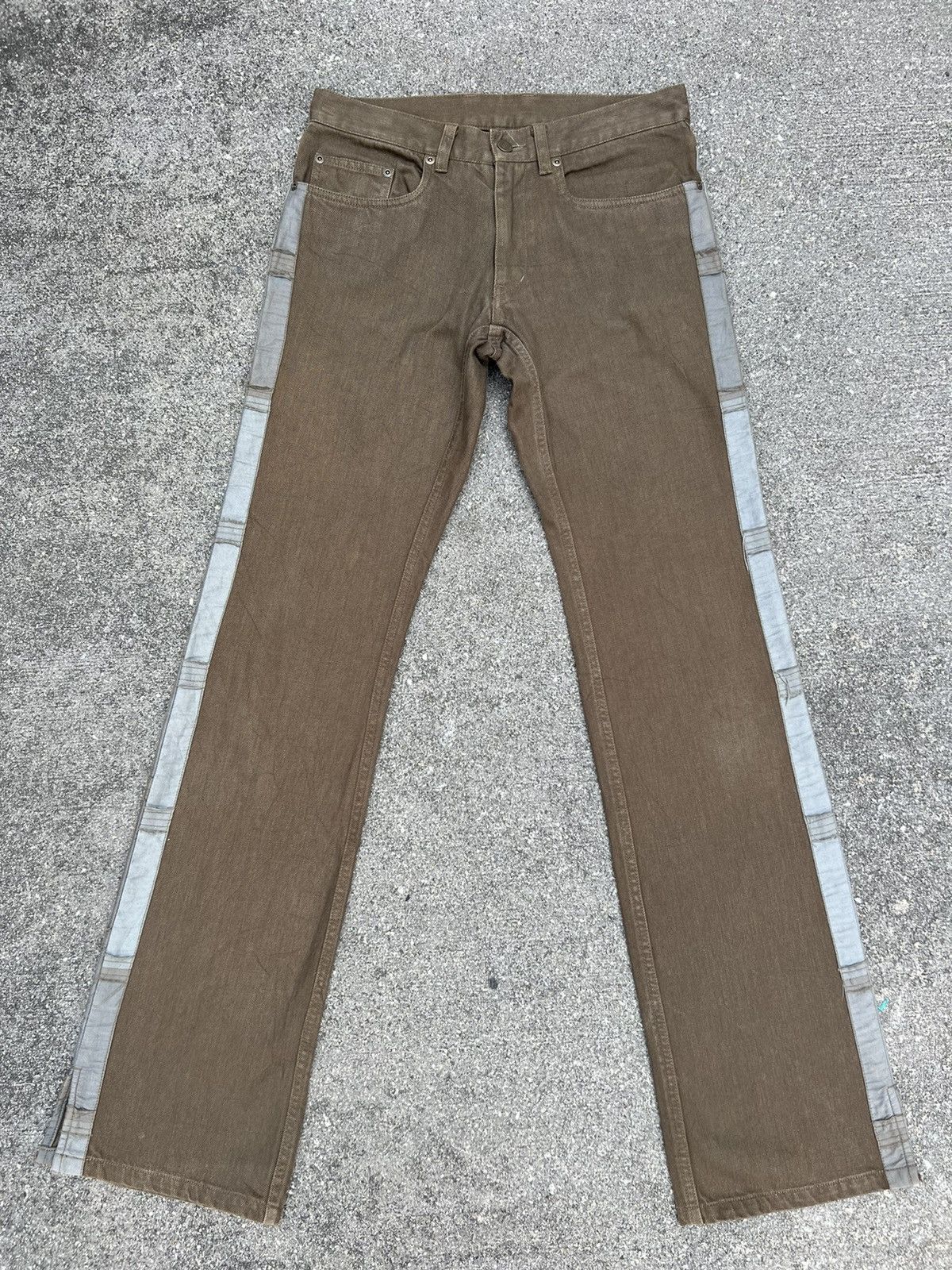Nicole Club Vintage Monsieur Nicole Side Tape Denim Slit Hem Jeans Size US 30 / EU 46 - 19 Thumbnail