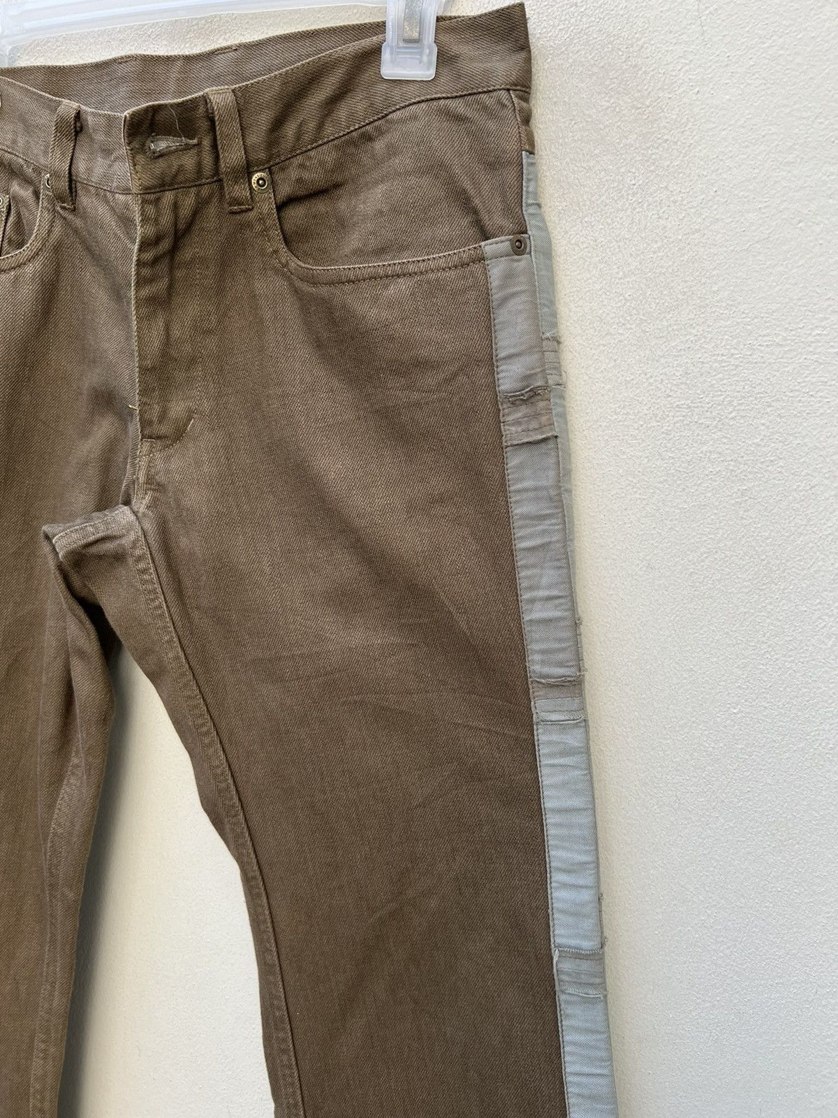 Nicole Club Vintage Monsieur Nicole Side Tape Denim Slit Hem Jeans Size US 30 / EU 46 - 6 Thumbnail