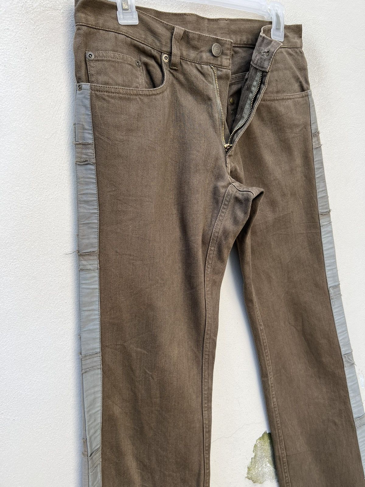 Nicole Club Vintage Monsieur Nicole Side Tape Denim Slit Hem Jeans Size US 30 / EU 46 - 3 Thumbnail