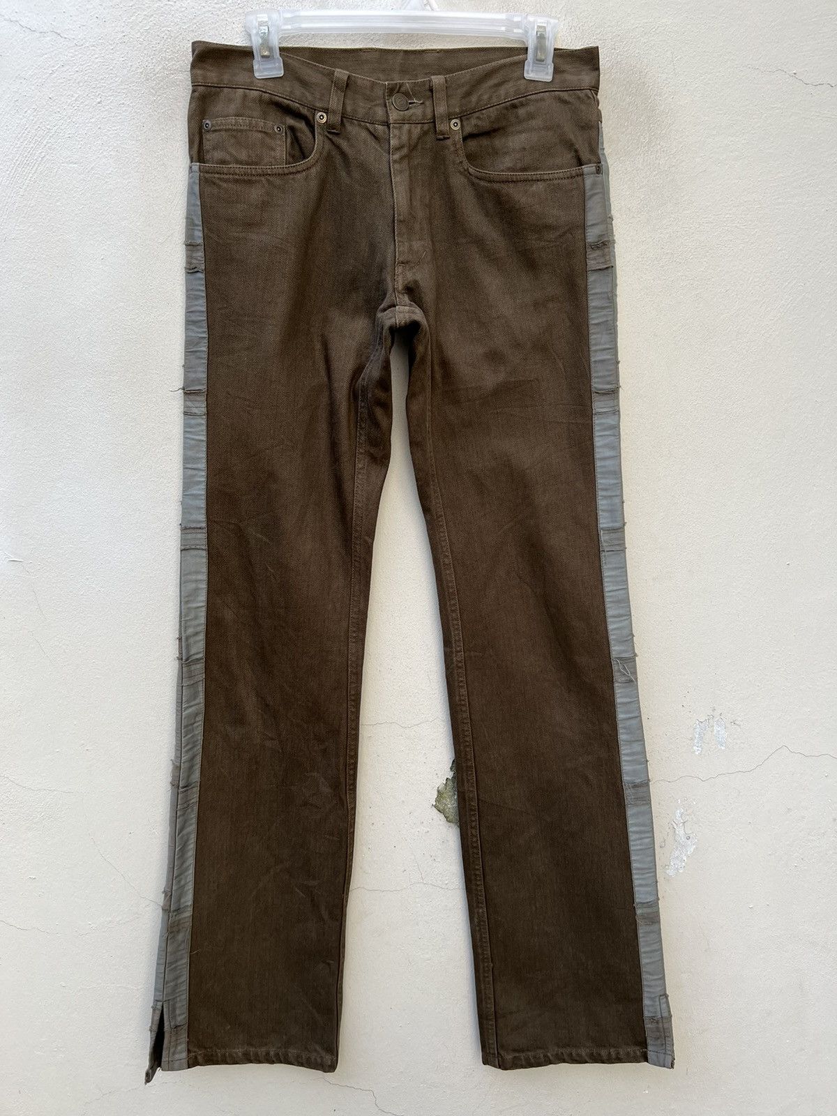 Nicole Club Vintage Monsieur Nicole Side Tape Denim Slit Hem Jeans Size US 30 / EU 46 - 1 Thumbnail