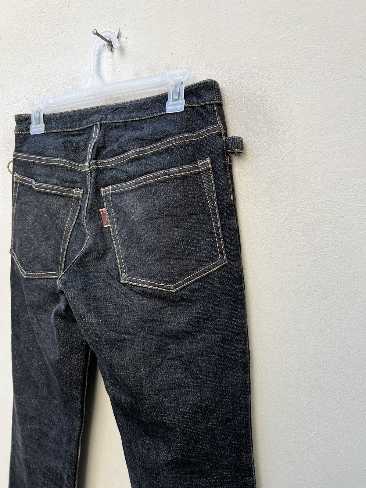 Beauty Beast Vintage Beauty Beast Japan Black Stretch Denim Unisex Jeans Size US 28 / EU 44 - 10 Thumbnail