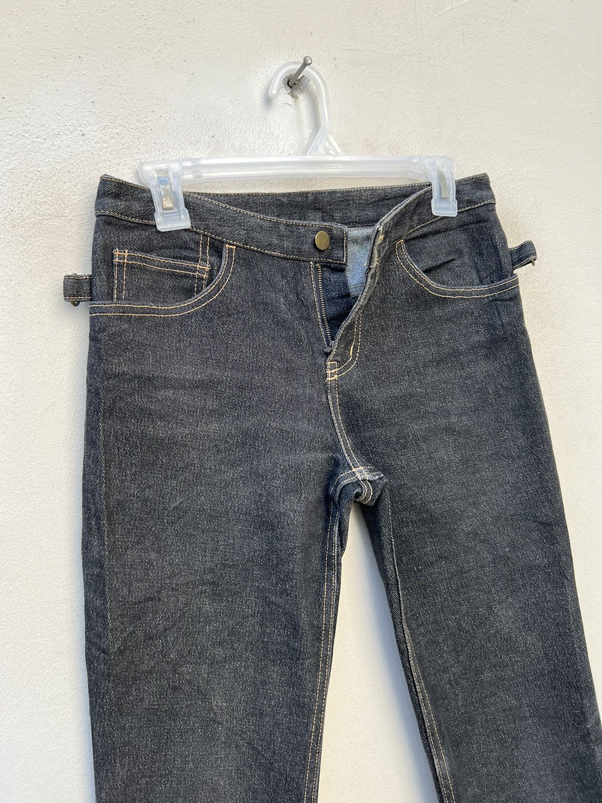 Beauty Beast Vintage Beauty Beast Japan Black Stretch Denim Unisex Jeans Size US 28 / EU 44 - 3 Thumbnail