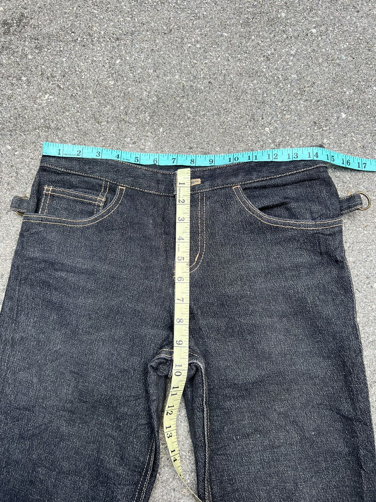 Beauty Beast Vintage Beauty Beast Japan Black Stretch Denim Unisex Jeans Size US 28 / EU 44 - 18 Thumbnail