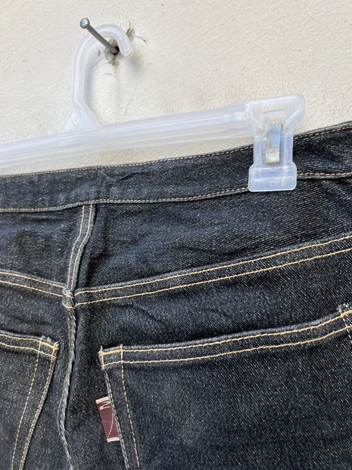 Beauty Beast Vintage Beauty Beast Japan Black Stretch Denim Unisex Jeans Size US 28 / EU 44 - 11 Thumbnail