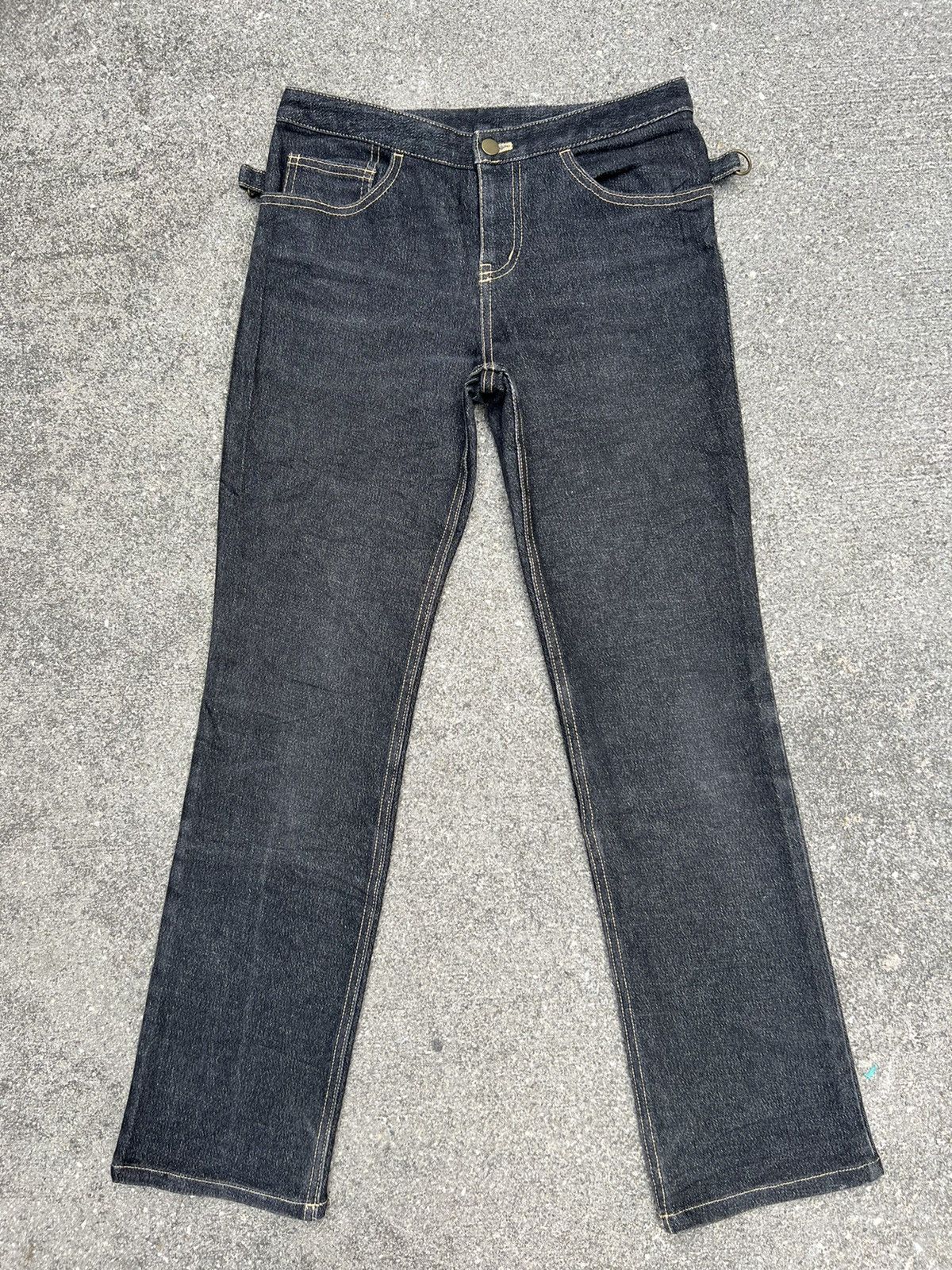 Beauty Beast Vintage Beauty Beast Japan Black Stretch Denim Unisex Jeans Size US 28 / EU 44 - 17 Thumbnail