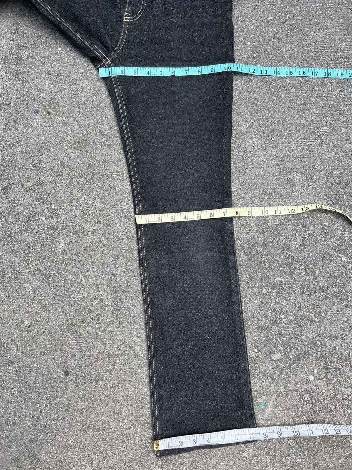 Beauty Beast Vintage Beauty Beast Japan Black Stretch Denim Unisex Jeans Size US 28 / EU 44 - 19 Thumbnail