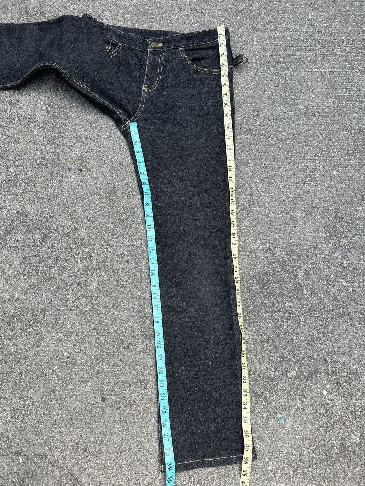 Beauty Beast Vintage Beauty Beast Japan Black Stretch Denim Unisex Jeans Size US 28 / EU 44 - 20 Thumbnail