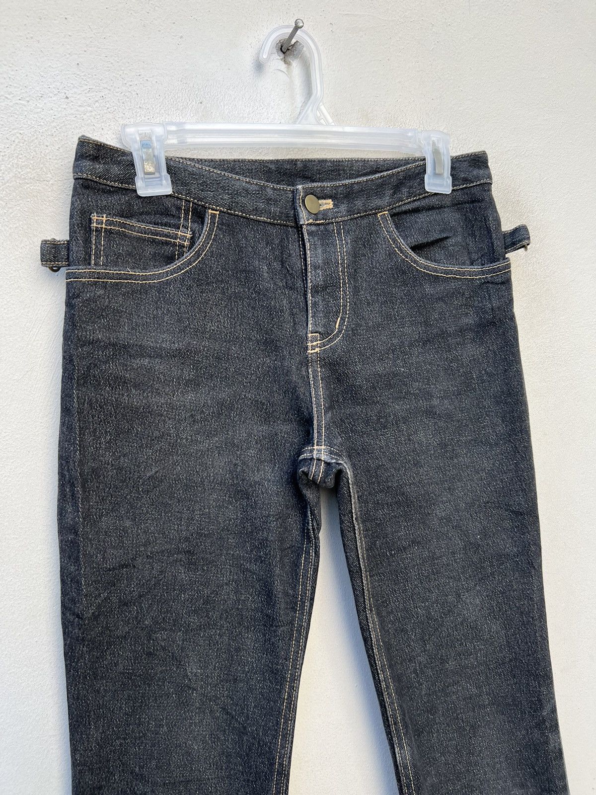 Beauty Beast Vintage Beauty Beast Japan Black Stretch Denim Unisex Jeans Size US 28 / EU 44 - 2 Thumbnail
