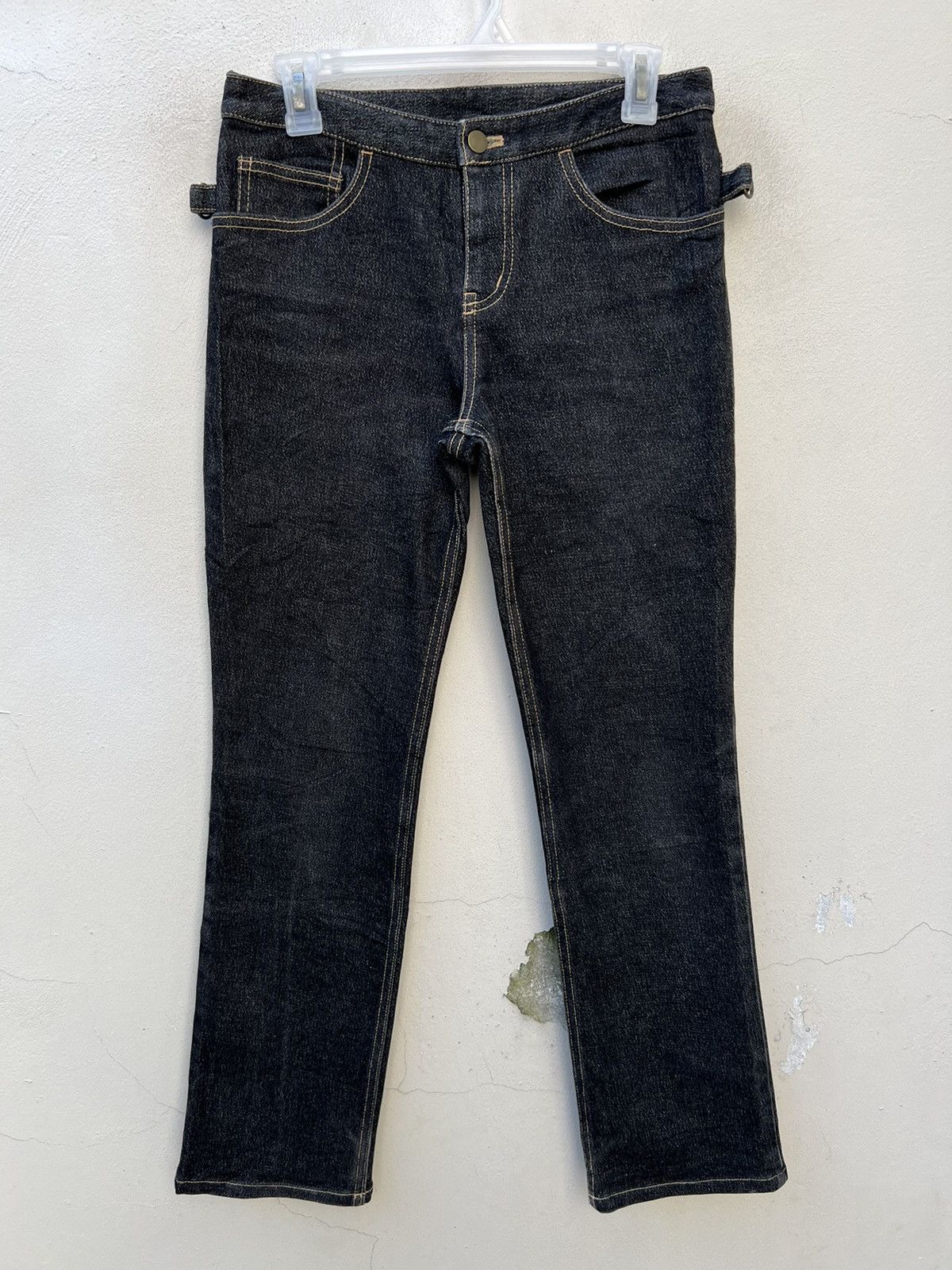 Beauty Beast Vintage Beauty Beast Japan Black Stretch Denim Unisex Jeans Size US 28 / EU 44 - 1 Thumbnail