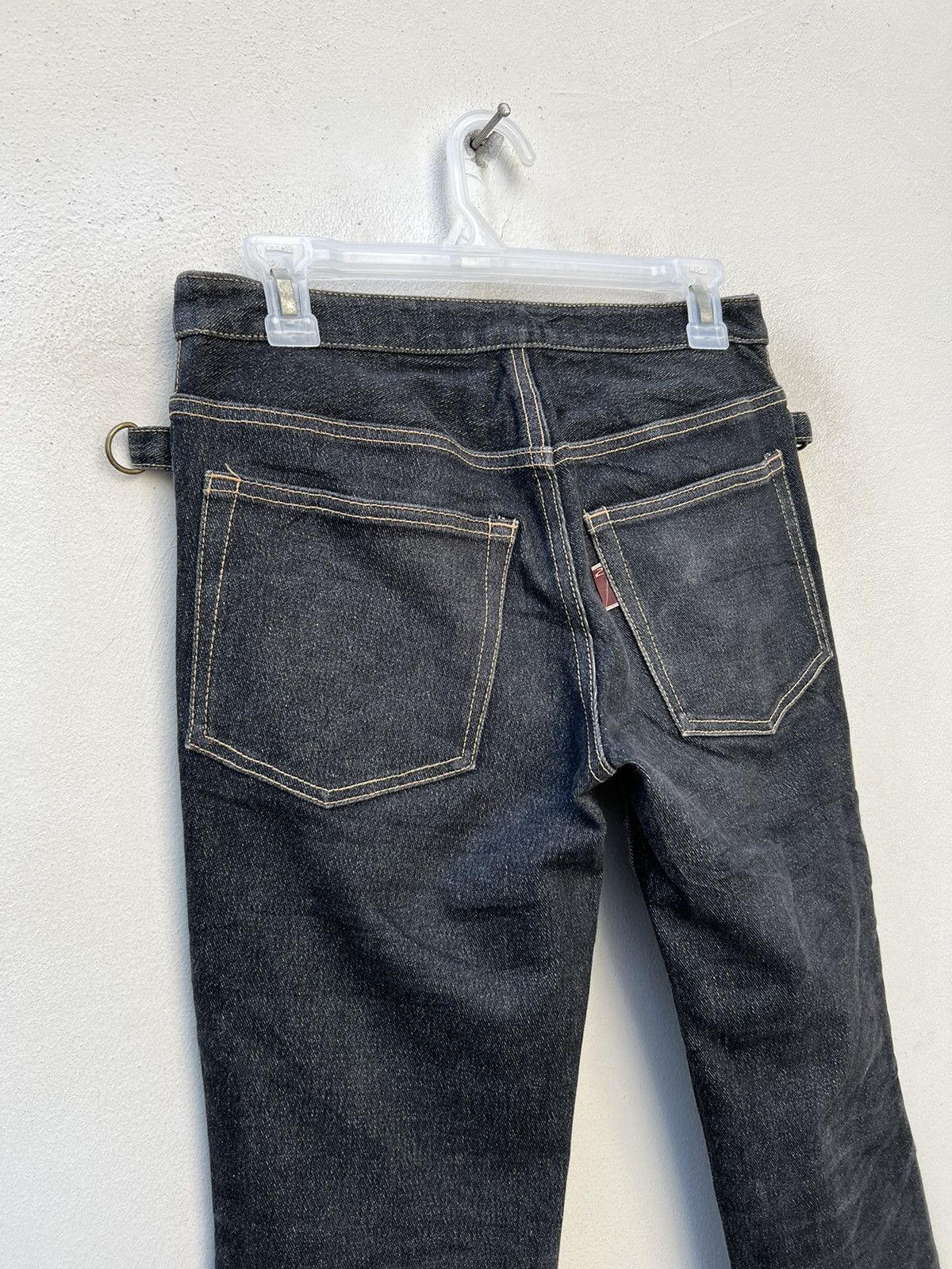 Beauty Beast Vintage Beauty Beast Japan Black Stretch Denim Unisex Jeans Size US 28 / EU 44 - 8 Thumbnail