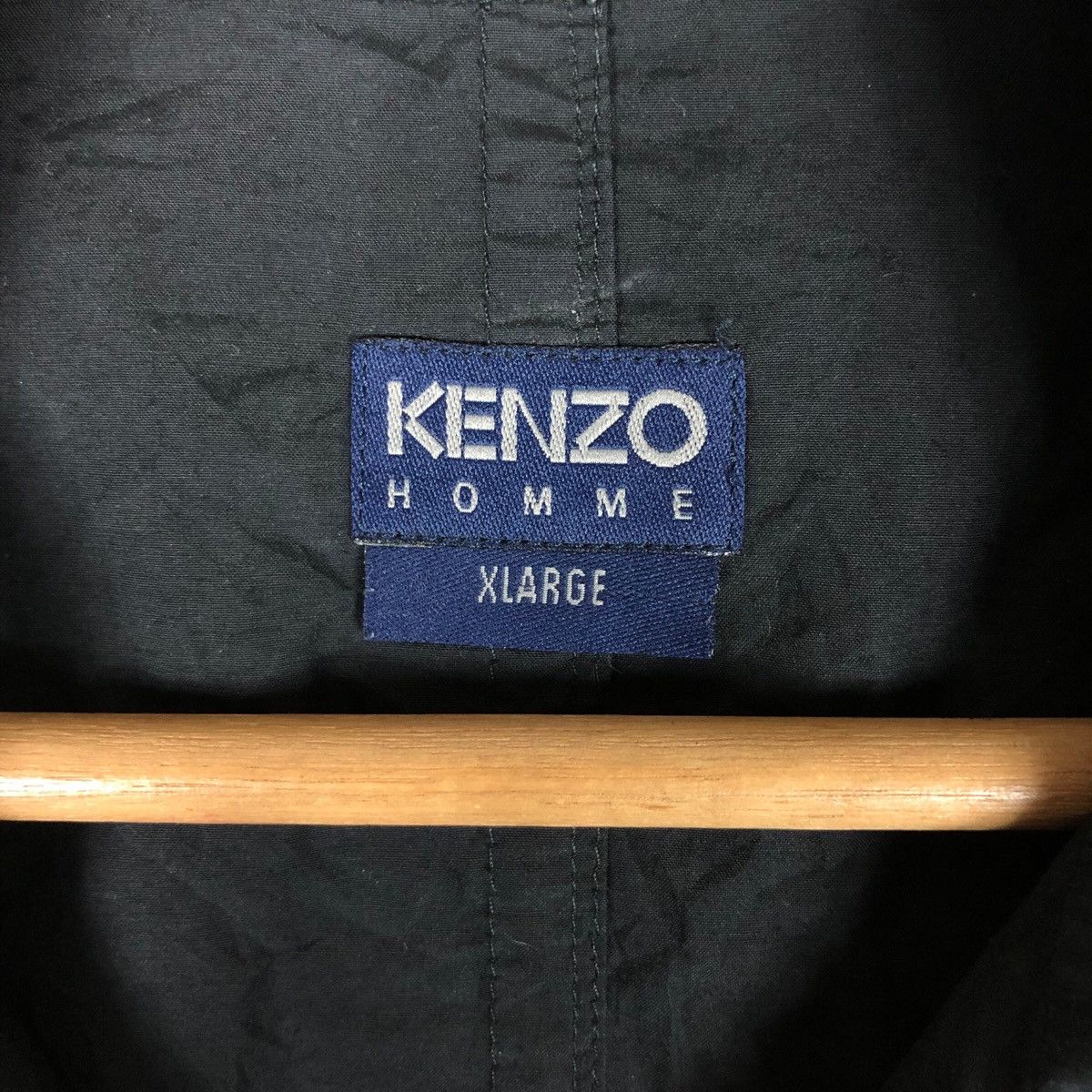 Kenzo Vintage Kenzo Sweater Windbreaker All Black Rare Size US XL / EU 56 / 4 - 6 Thumbnail