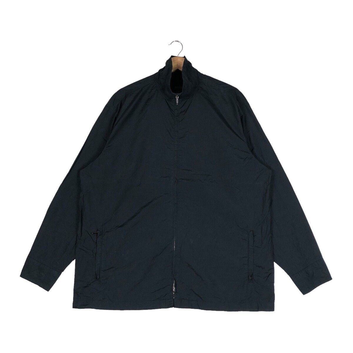 Kenzo Vintage Kenzo Sweater Windbreaker All Black Rare Size US XL / EU 56 / 4 - 1 Preview