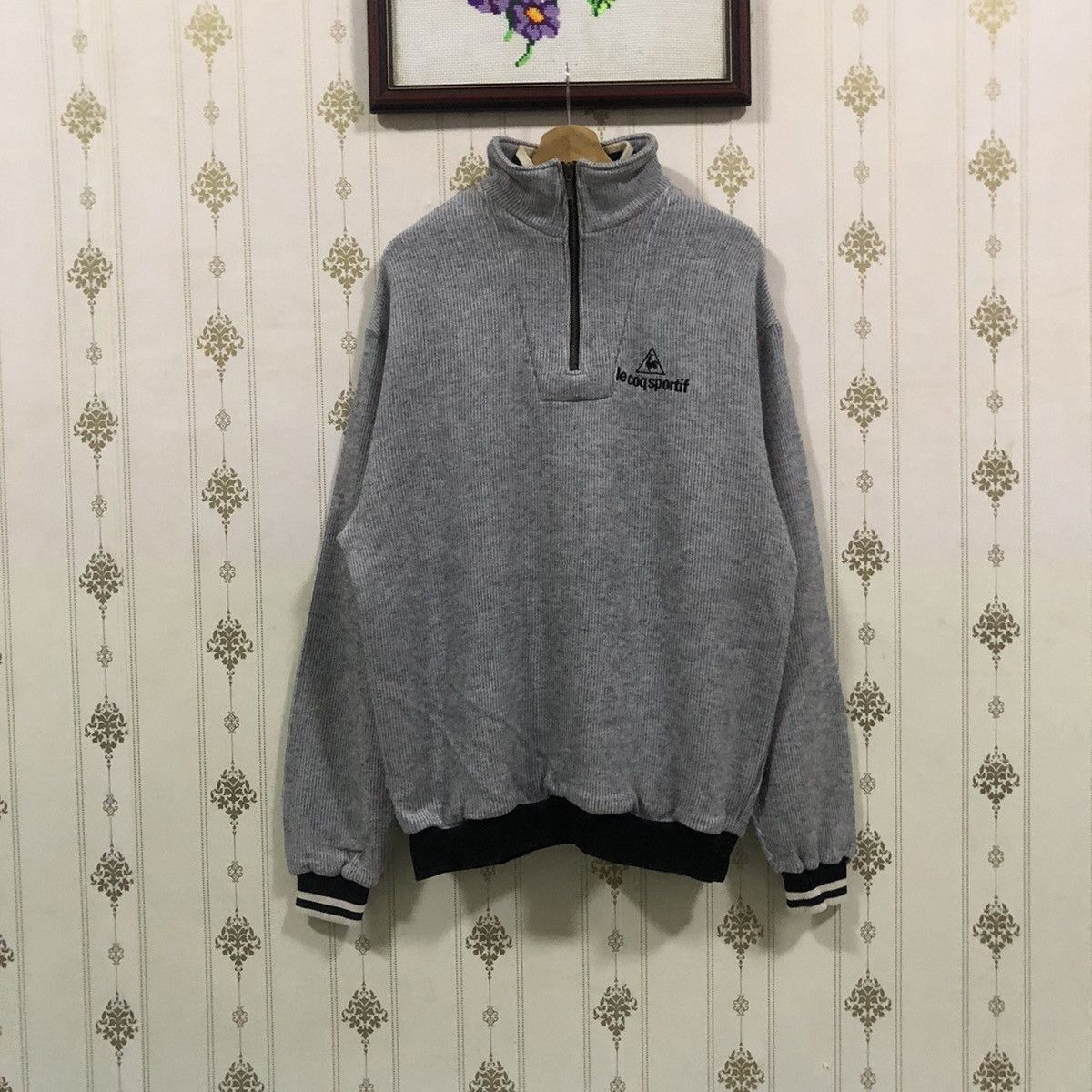 【le coq sportif】 ★ Half Zip Up Sweatshirt ★ Loose Fit Men's Sweatshirts – Le Coq Sportif
