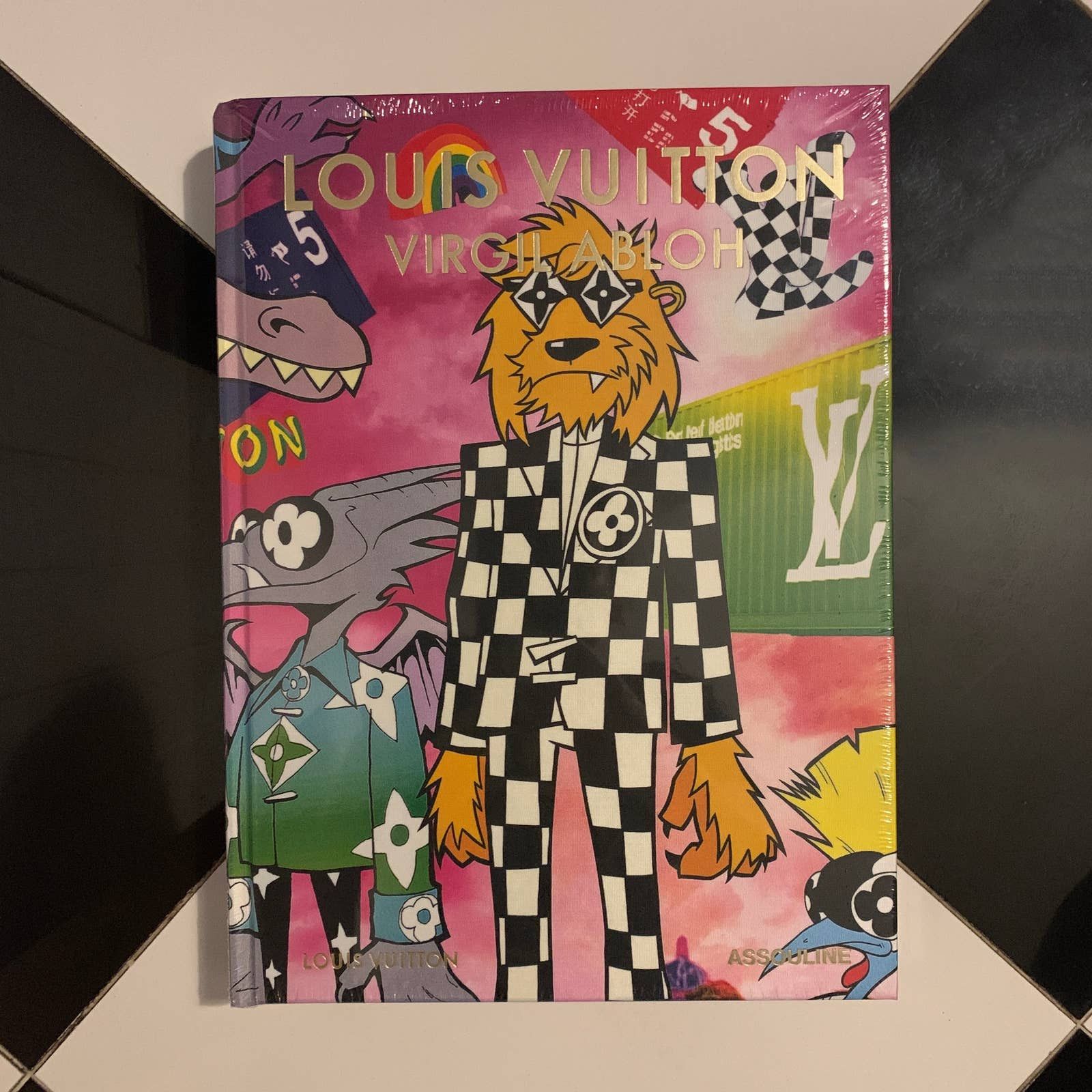 Louis retailer Vuitton Virgil Abloh Limited Edition Coffee Table Book (Cartoon Cover)