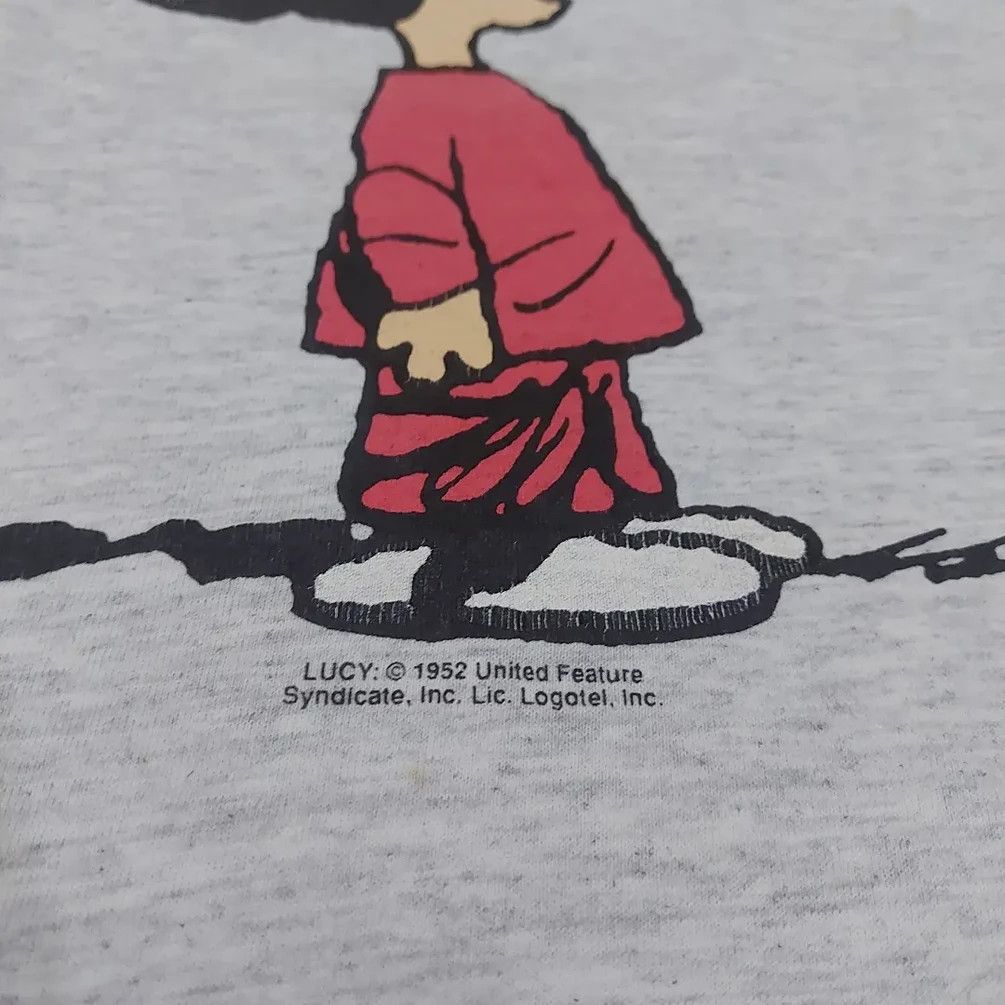 Peanuts × Vintage Vintage Peanuts Lucy ' You Blockhead' Tshirt Size US L / EU 52-54 / 3 - 4 Thumbnail