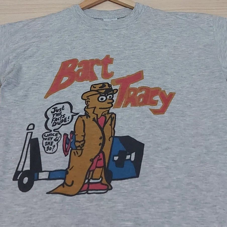 Vintage Vintage 90s Bart Tracy Tshirt Size US L / EU 52-54 / 3 - 3 Thumbnail