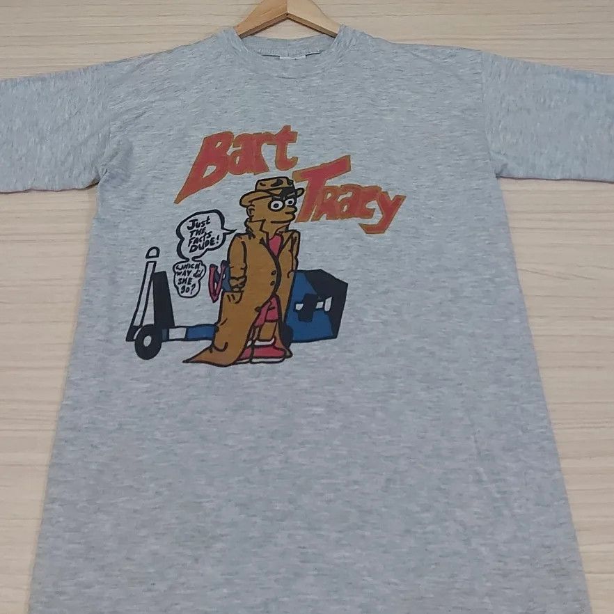 Vintage Vintage 90s Bart Tracy Tshirt Size US L / EU 52-54 / 3 - 2 Thumbnail