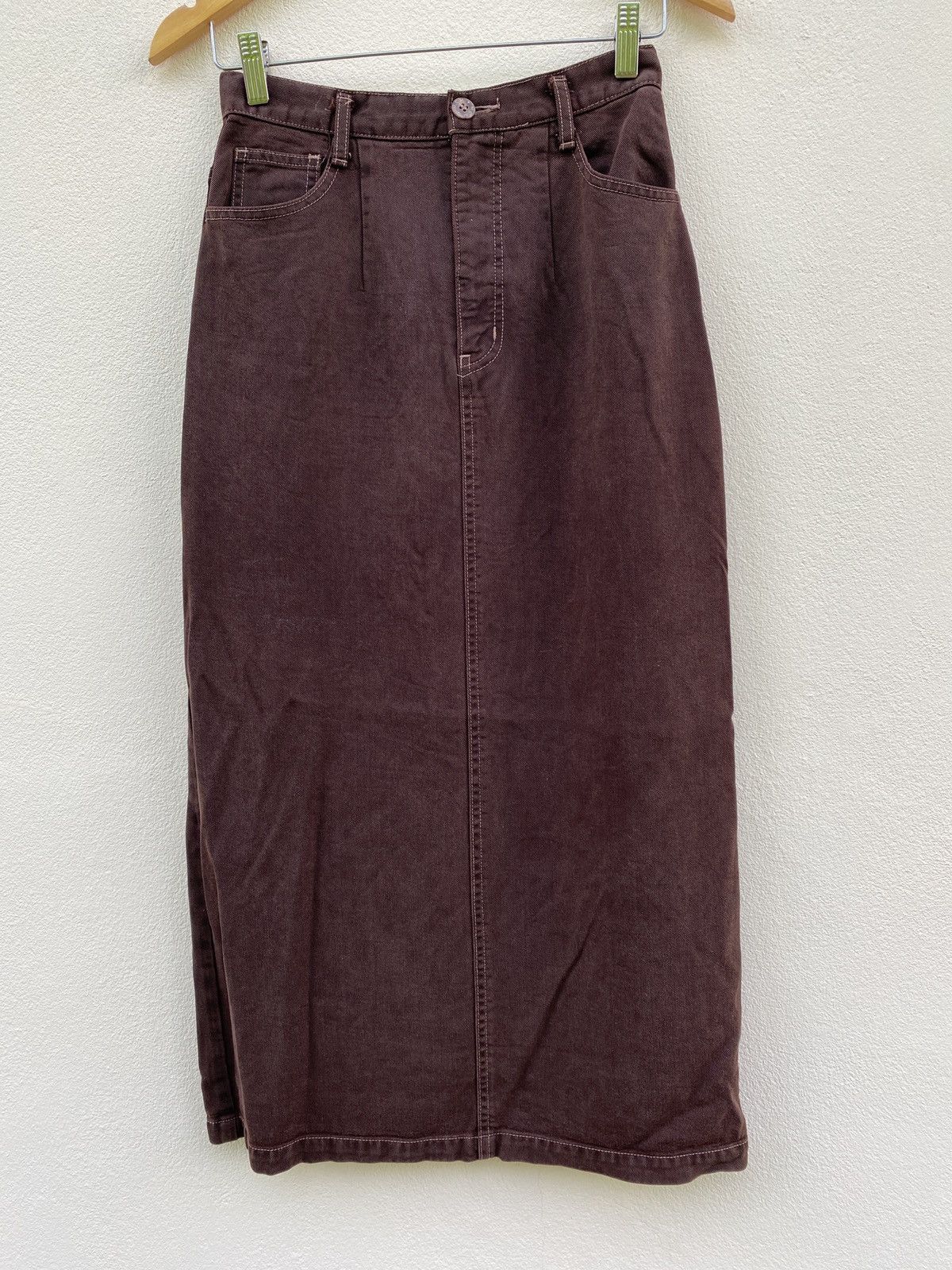 Designer Rare🔥Vintage MCM Embroided Logo Skirt Size 25" / US 0 / IT 36 - 1 Thumbnail