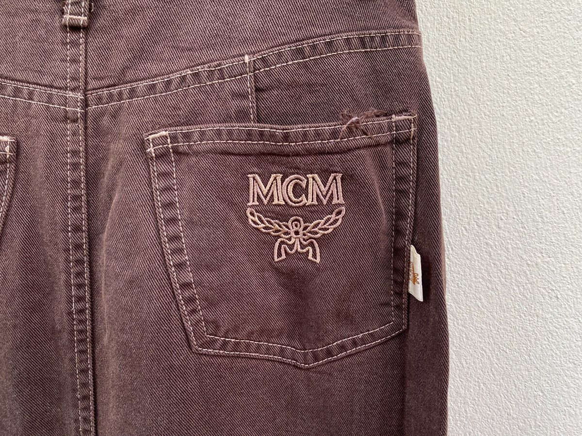 Designer Rare🔥Vintage MCM Embroided Logo Skirt Size 25" / US 0 / IT 36 - 5 Thumbnail