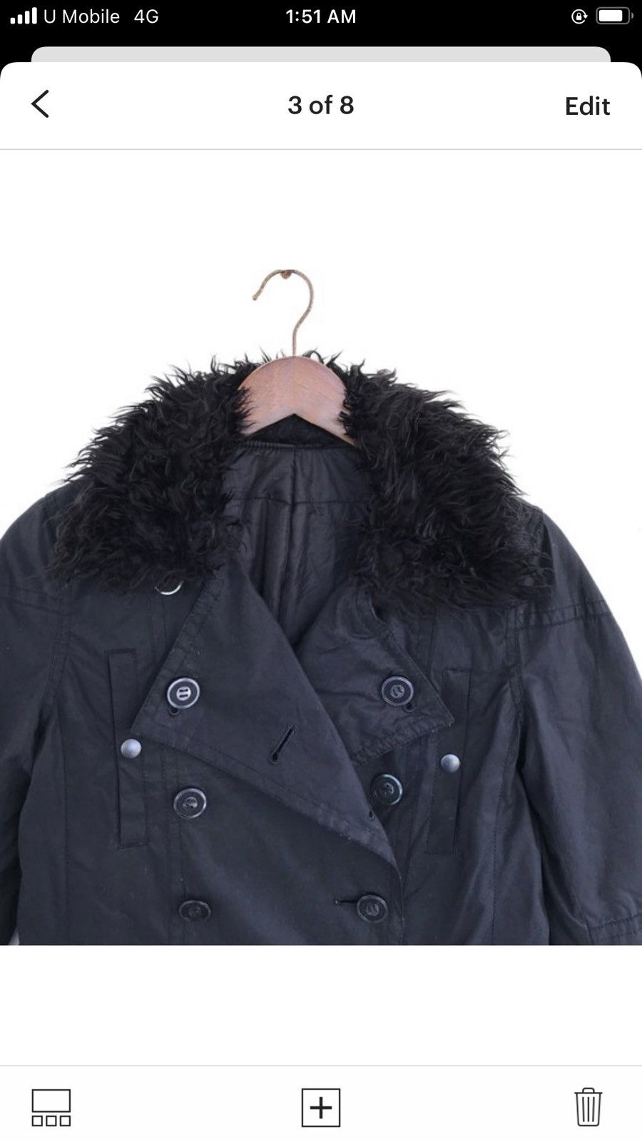 Hysteric Glamour Hysteric Glamour Women Faux Fur Long Jacket Size S / US 4 / IT 40 - 3 Thumbnail