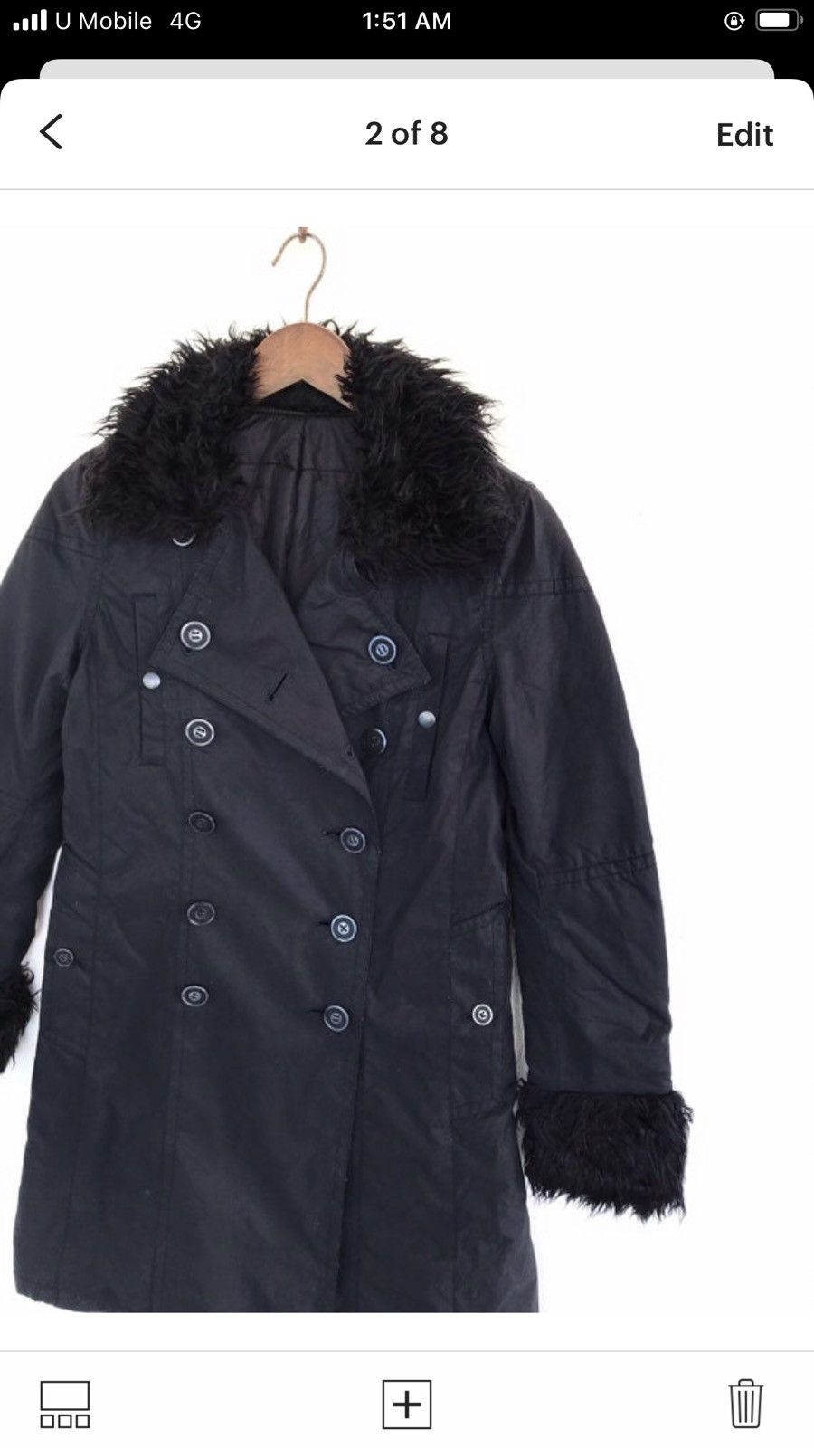 Hysteric Glamour Hysteric Glamour Women Faux Fur Long Jacket Size S / US 4 / IT 40 - 2 Thumbnail