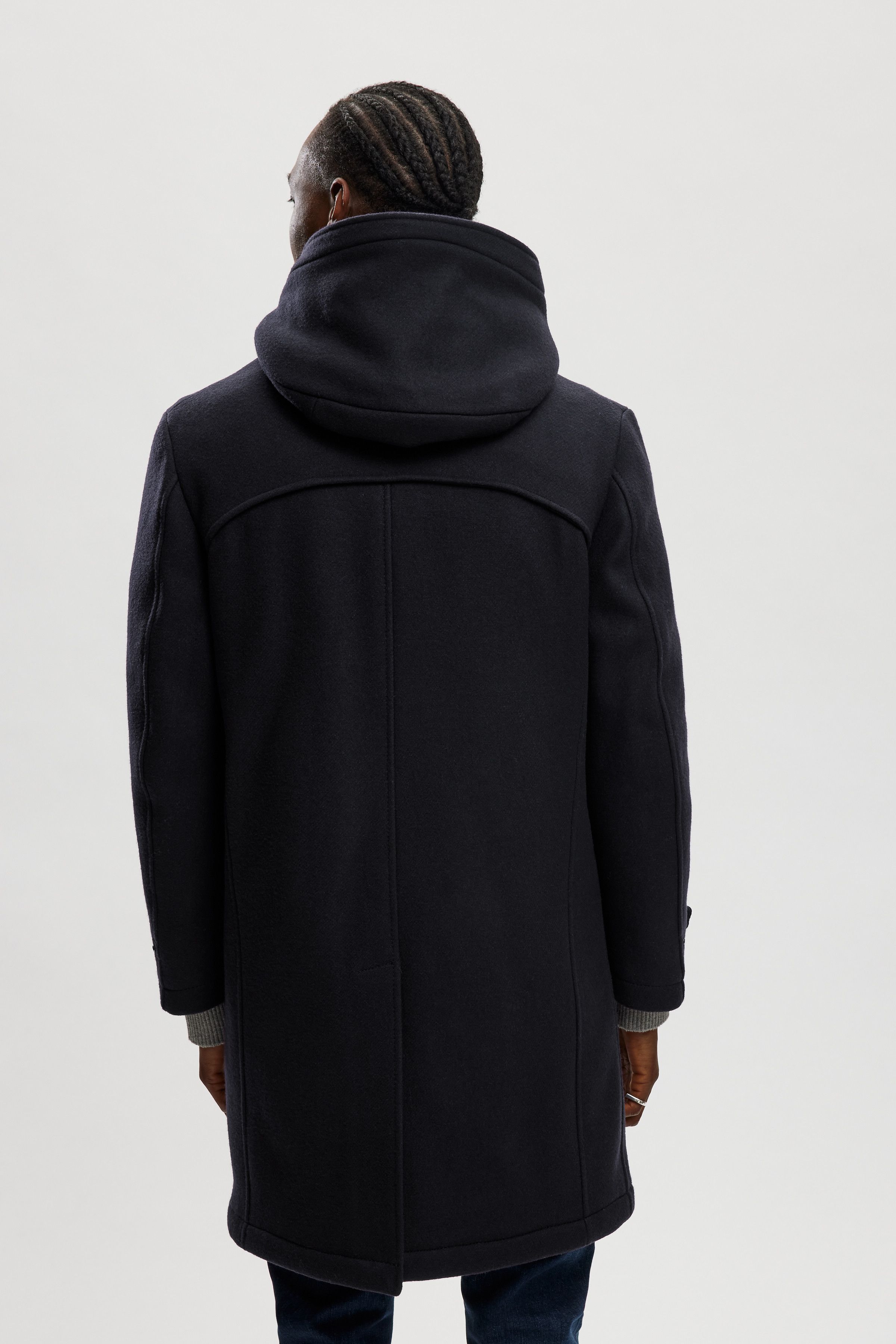 DRYKORN Drykorn SECSET_H Black Wool Parka Coat Size US M / EU 48-50 / 2 - 3 Thumbnail