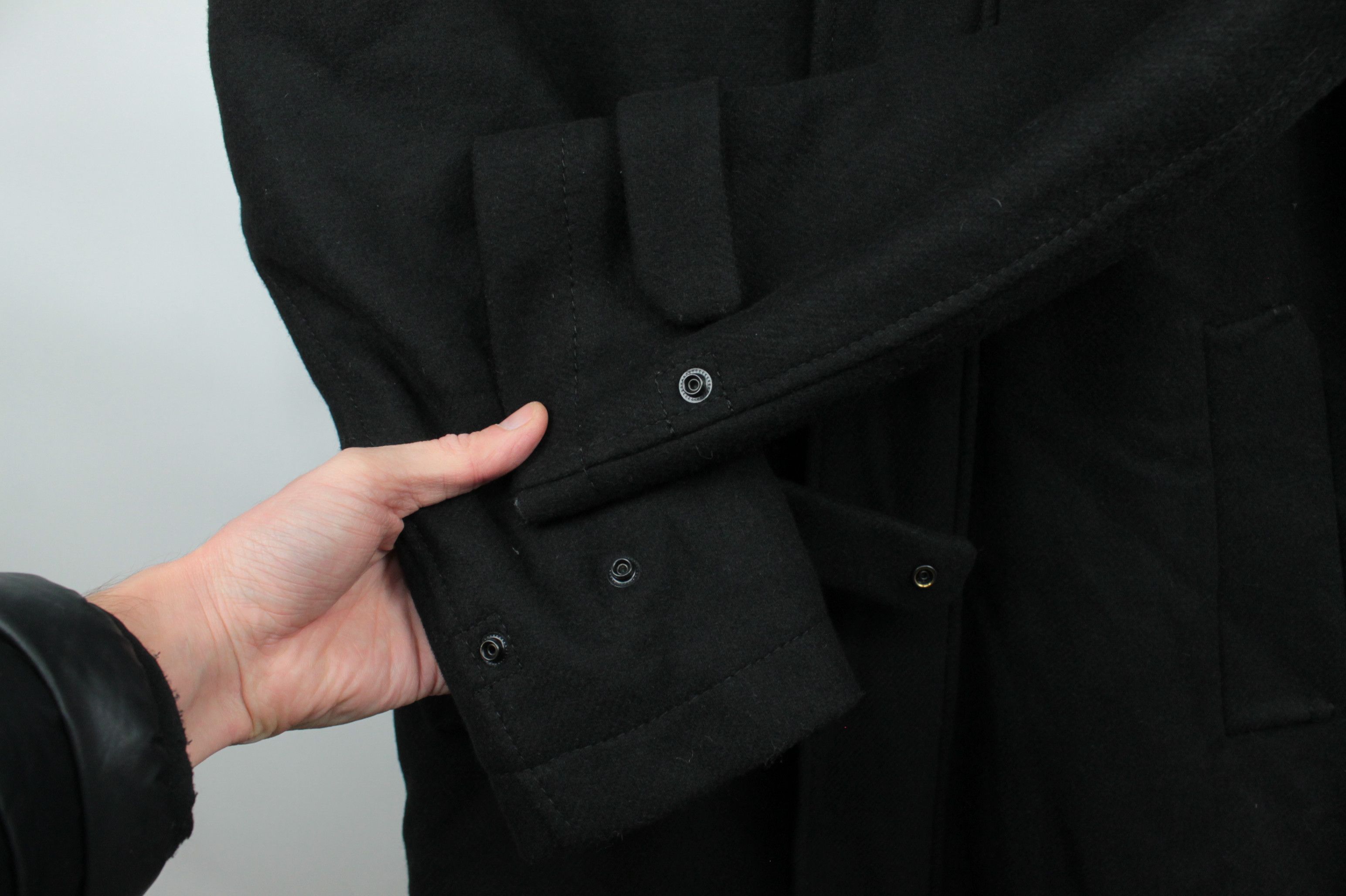 DRYKORN Drykorn SECSET_H Black Wool Parka Coat Size US M / EU 48-50 / 2 - 7 Thumbnail