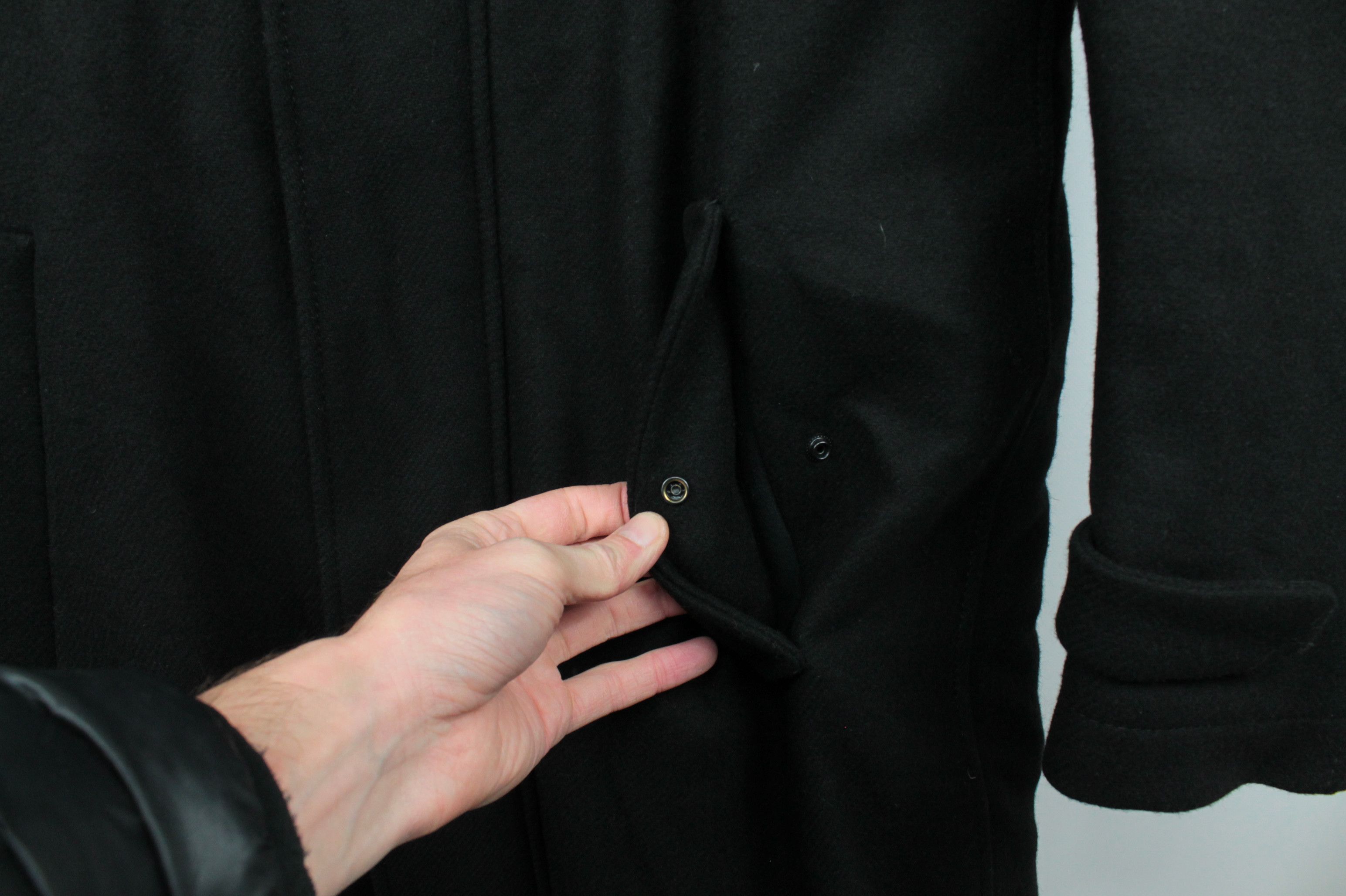 DRYKORN Drykorn SECSET_H Black Wool Parka Coat Size US M / EU 48-50 / 2 - 8 Thumbnail