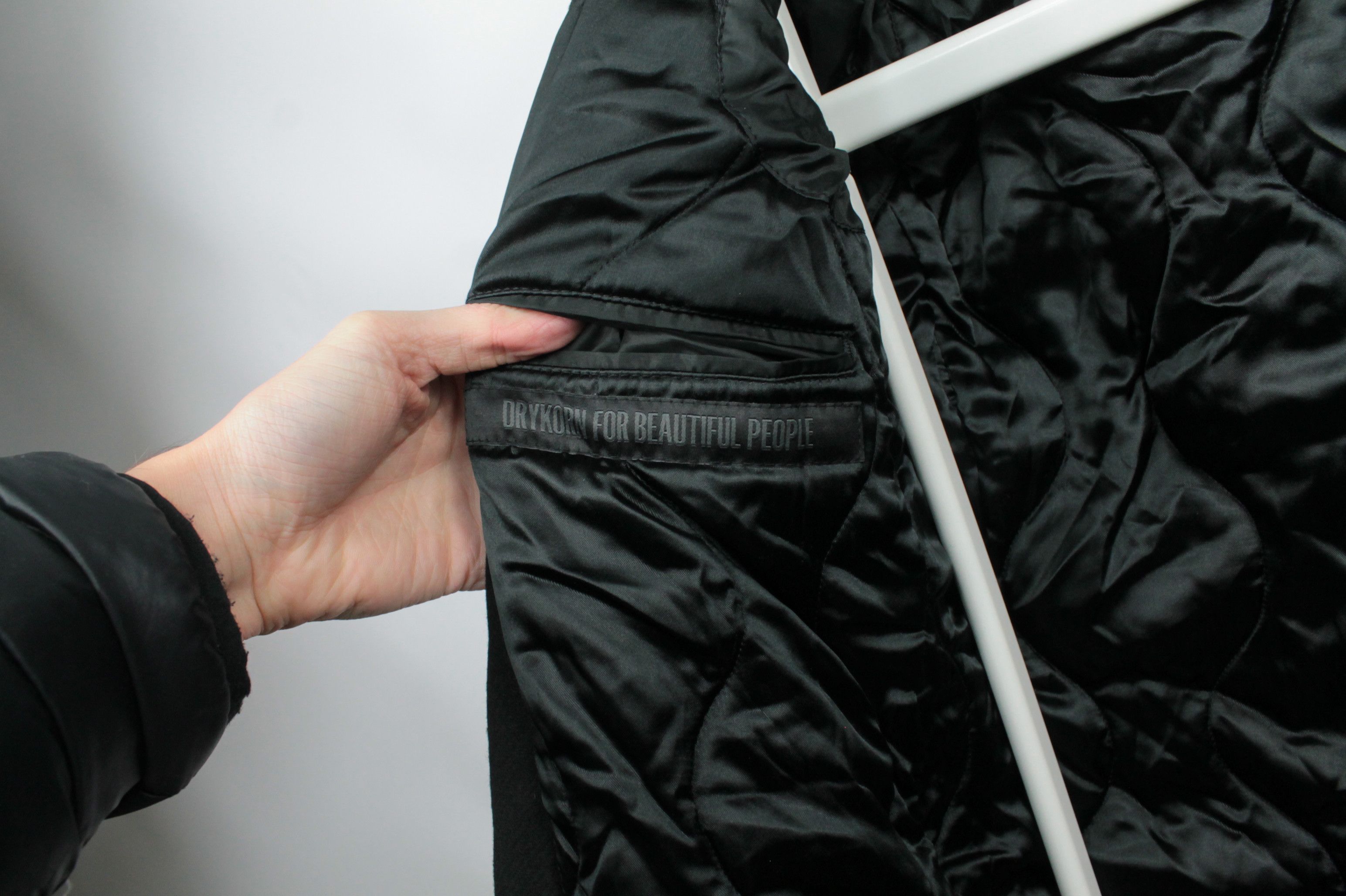 DRYKORN Drykorn SECSET_H Black Wool Parka Coat Size US M / EU 48-50 / 2 - 14 Thumbnail