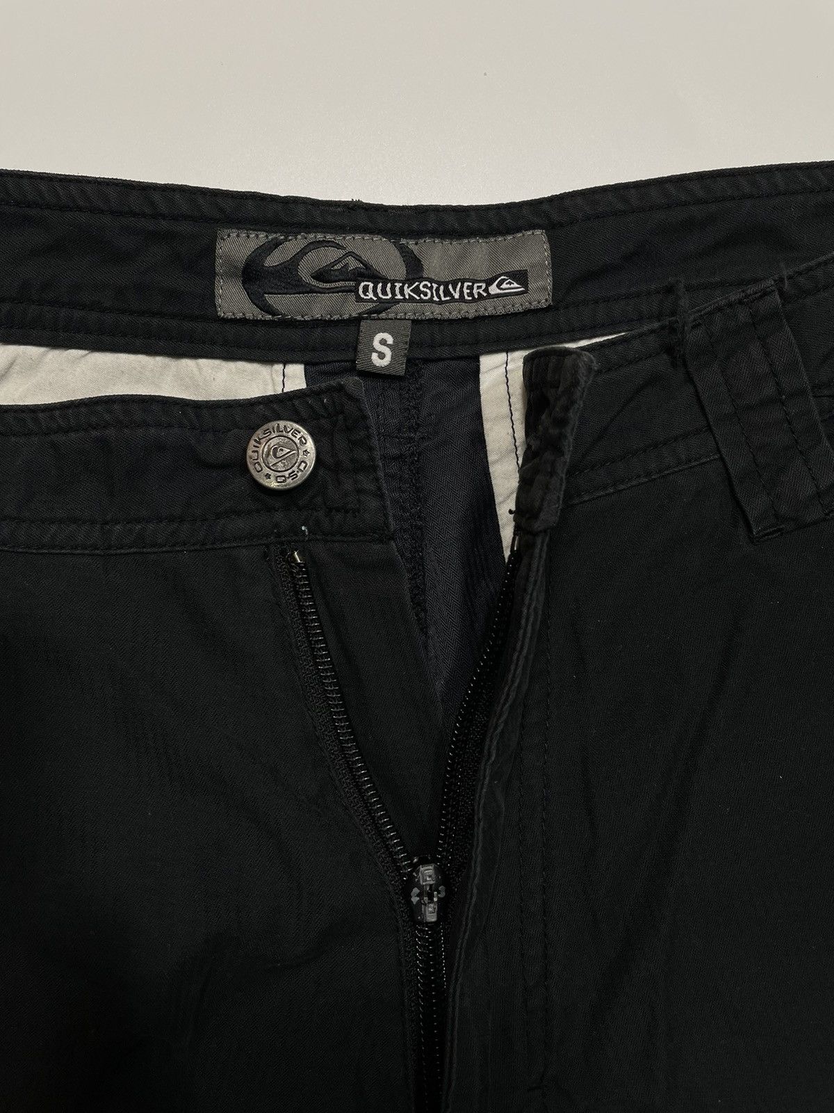 Quicksilver Vintage Quiksilver Multi pocket wide cargo baggy Size US 29 - 8 Thumbnail