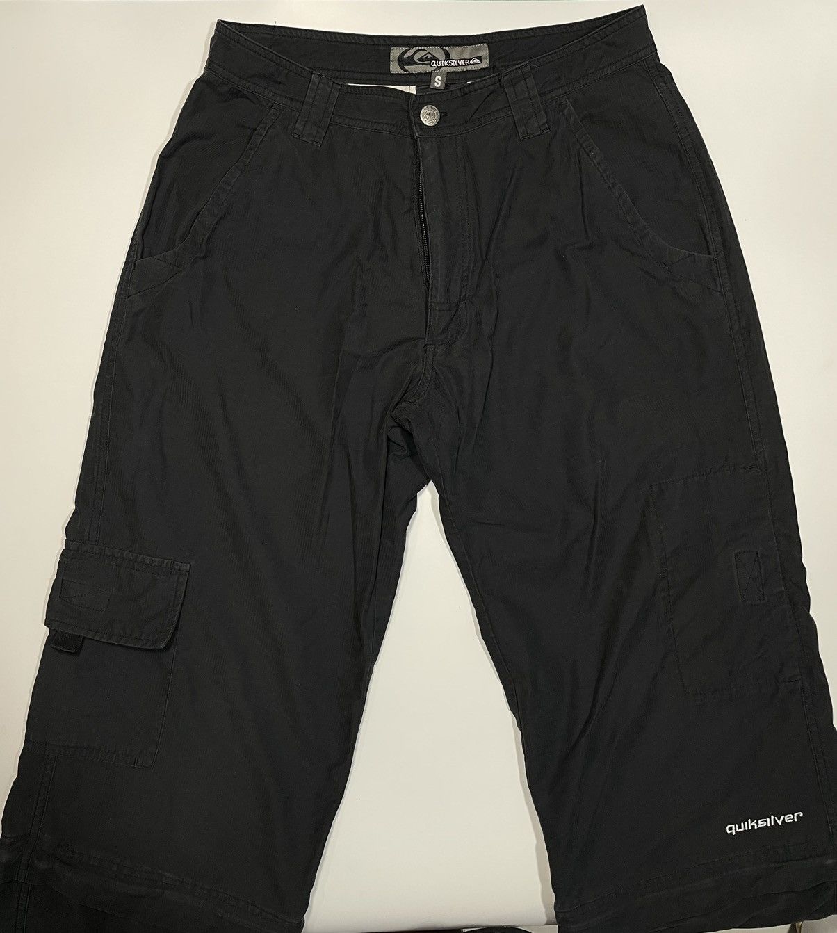 Quicksilver Vintage Quiksilver Multi pocket wide cargo baggy Size US 29 - 12 Thumbnail