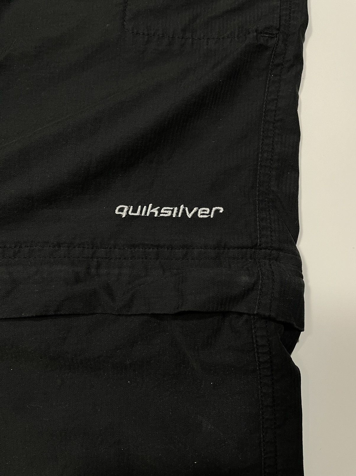 Quicksilver Vintage Quiksilver Multi pocket wide cargo baggy Size US 29 - 4 Thumbnail