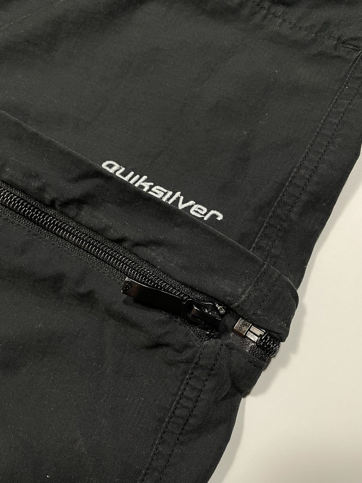 Quicksilver Vintage Quiksilver Multi pocket wide cargo baggy Size US 29 - 5 Thumbnail