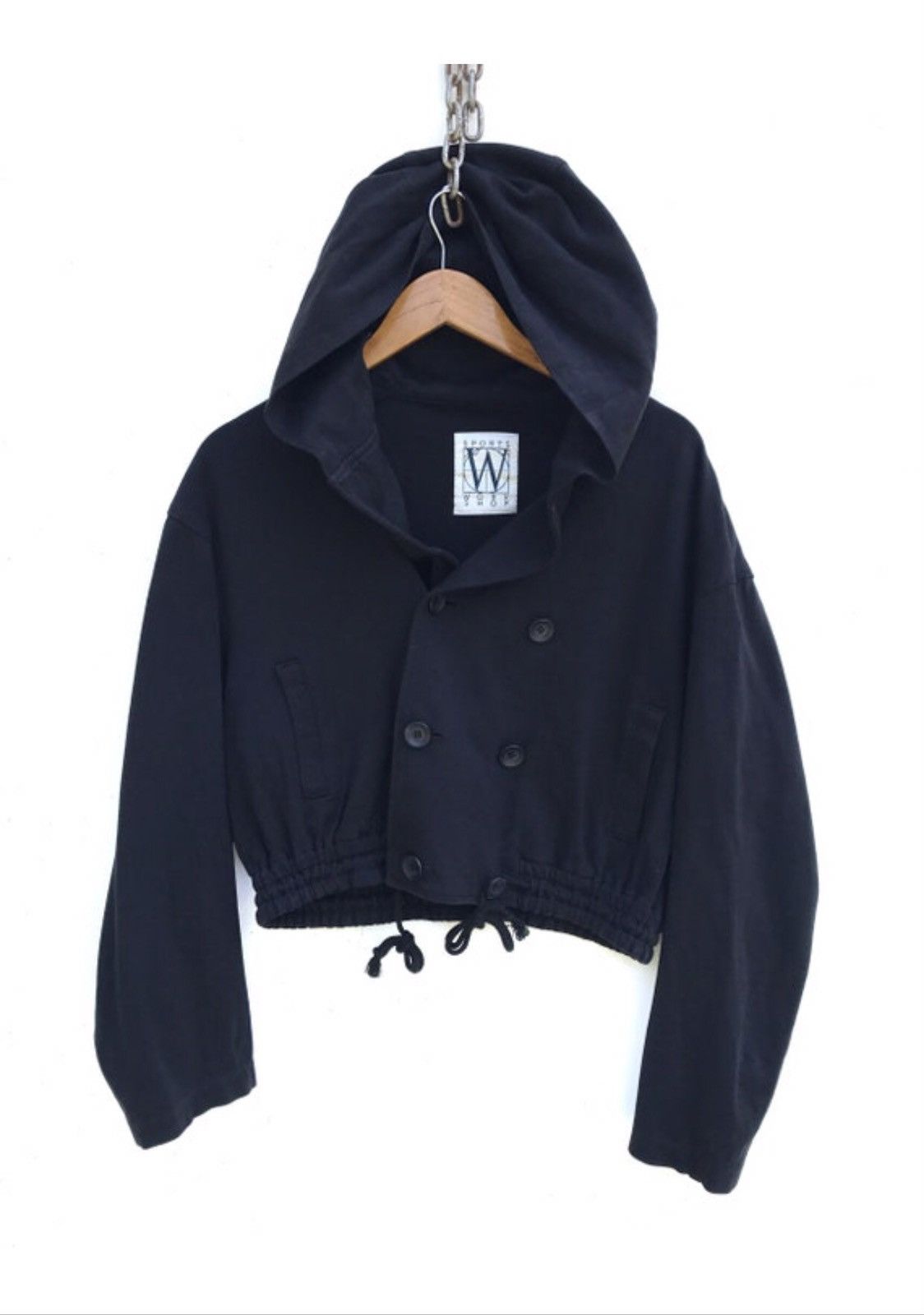 Issey Miyake Workshop Issey Miyake Women Hoodie Crop jacket ( 21”X18.5” ) Size M / US 6-8 / IT 42-44 - 1 Thumbnail