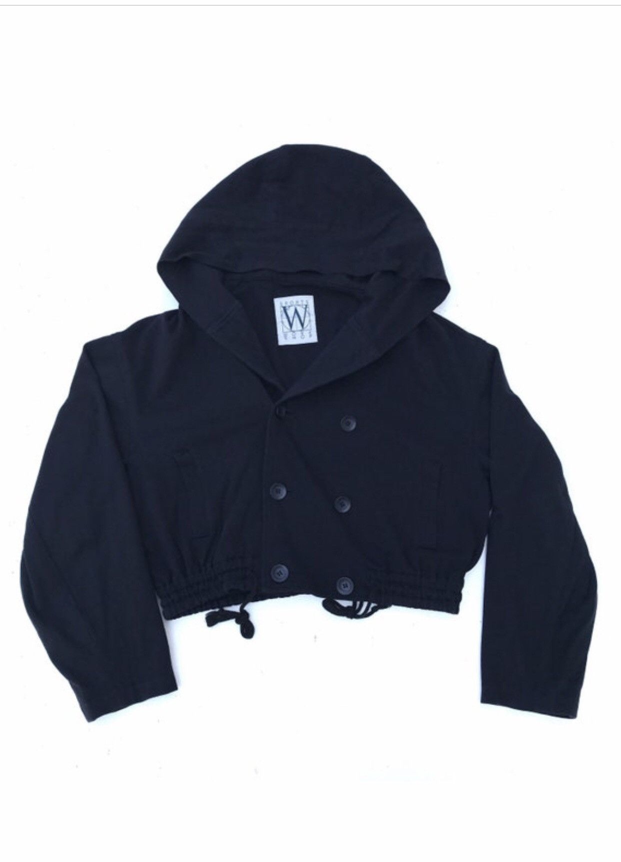 Issey Miyake Workshop Issey Miyake Women Hoodie Crop jacket ( 21”X18.5” ) Size M / US 6-8 / IT 42-44 - 3 Thumbnail